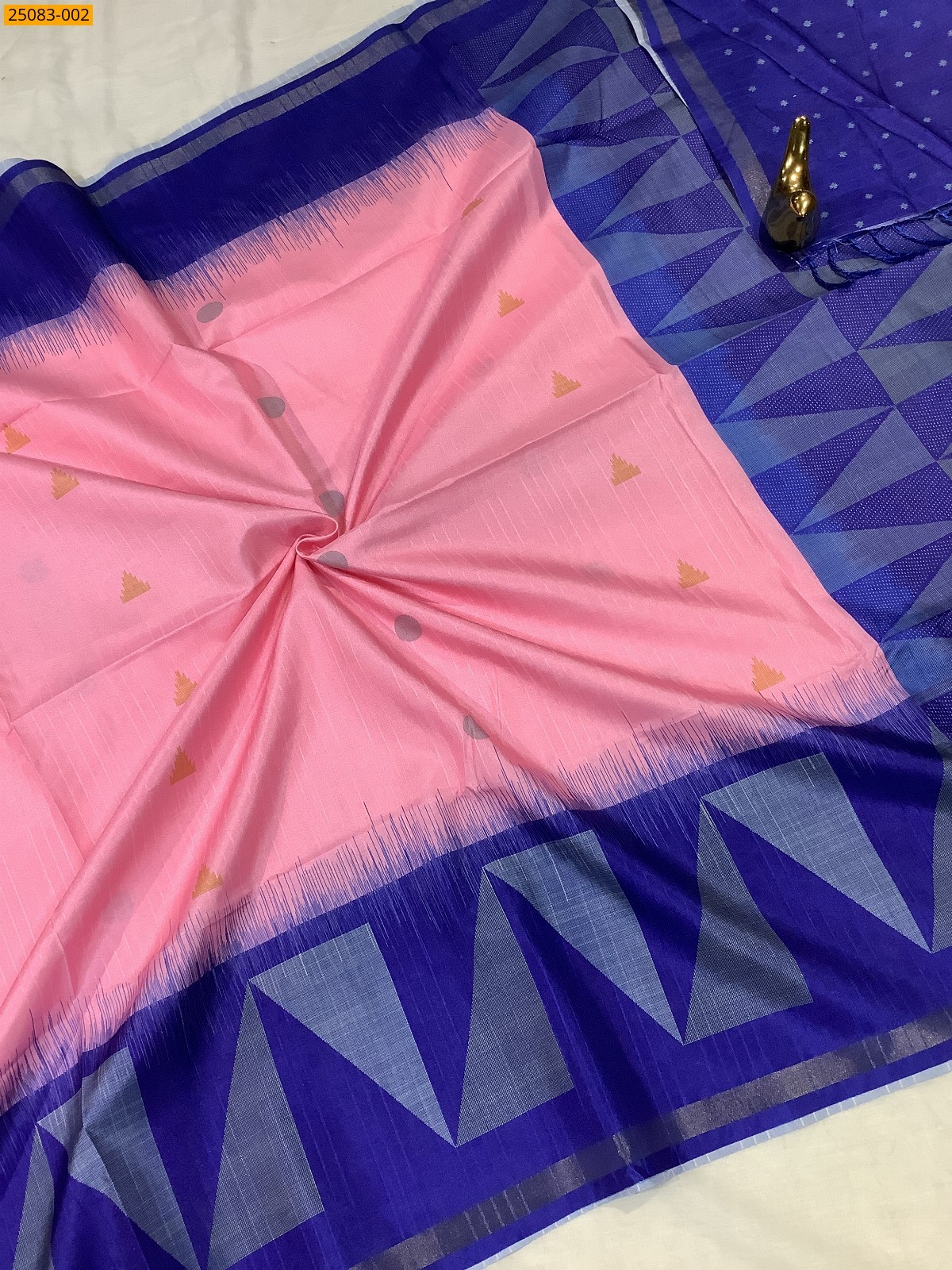 Pink Fancy Chanderi Silk sarees