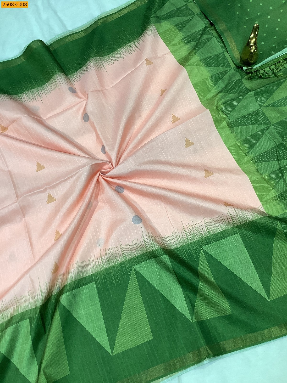 Light Pink Fancy Chanderi Silk sarees