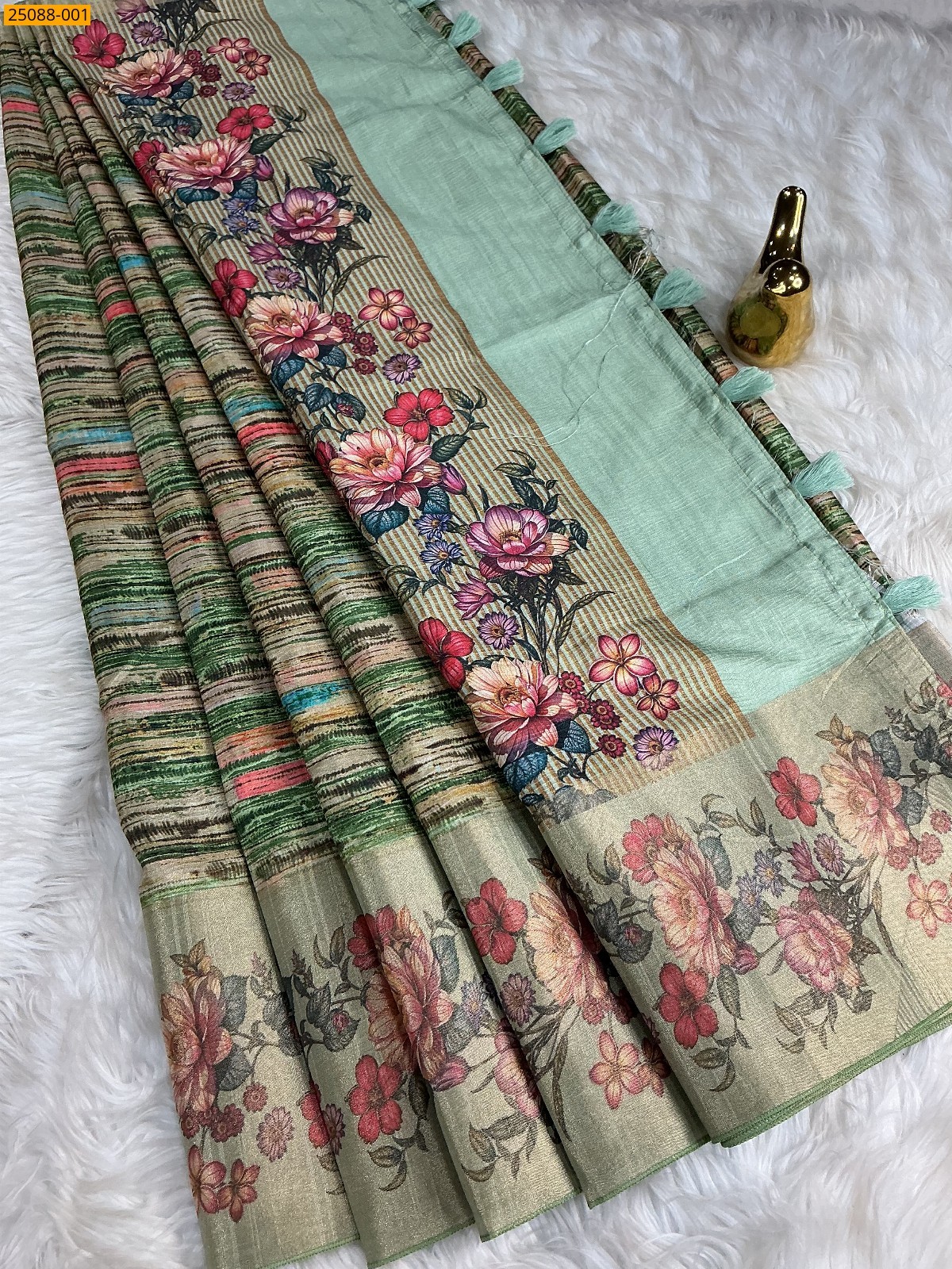 Fancy Crush Silk Saree