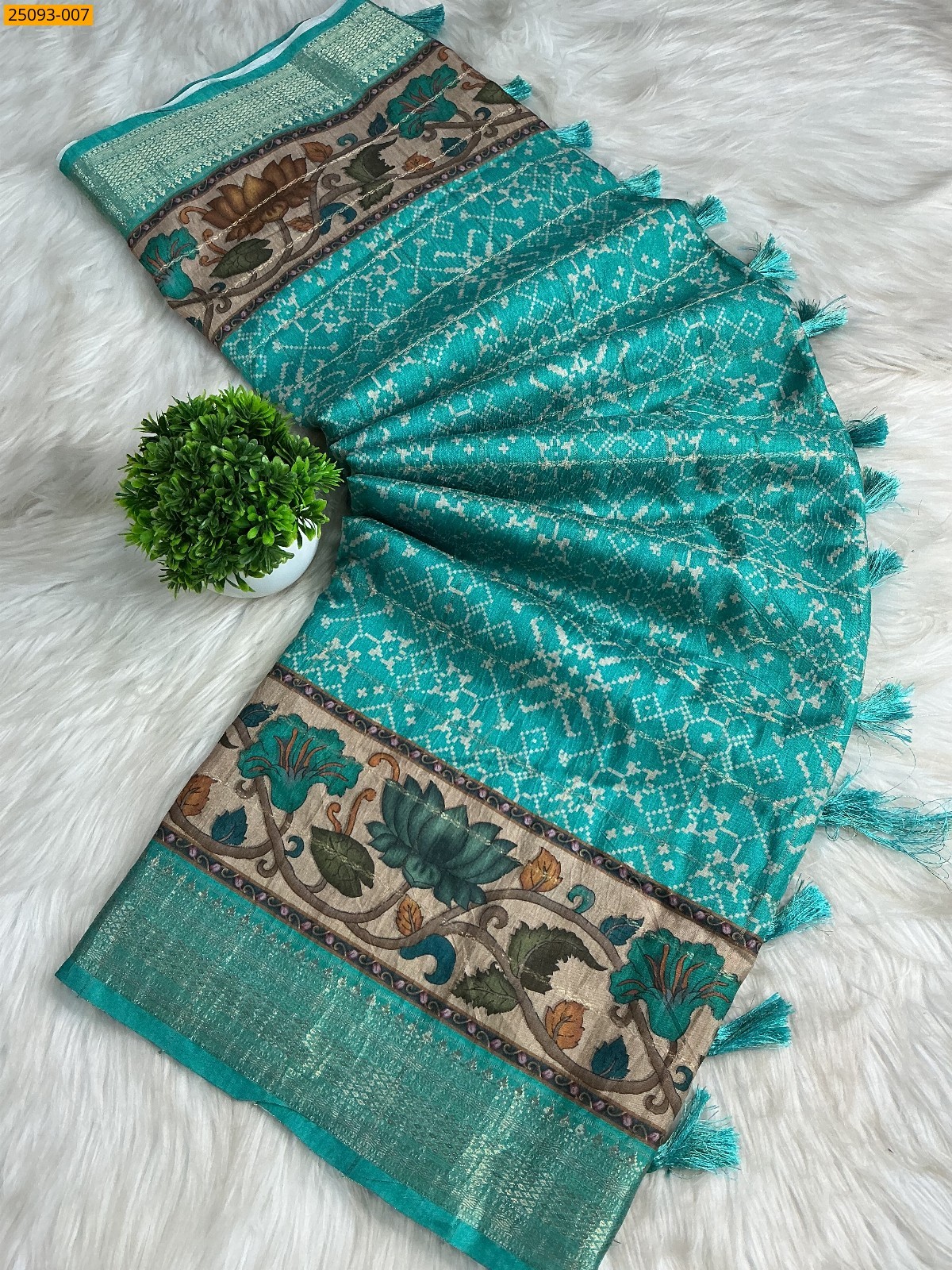 Fancy Crush Silk Saree