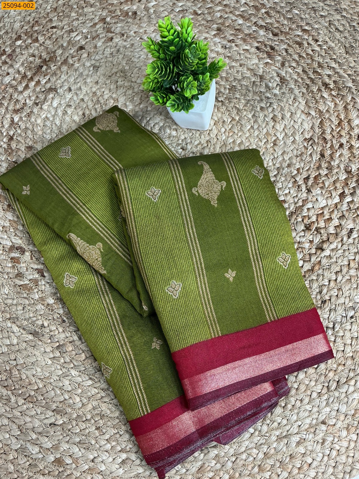 Fancy mulmul silk Saree