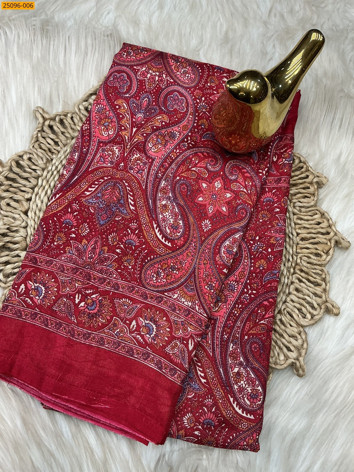 Pink Malgudi Crape Silk Saree