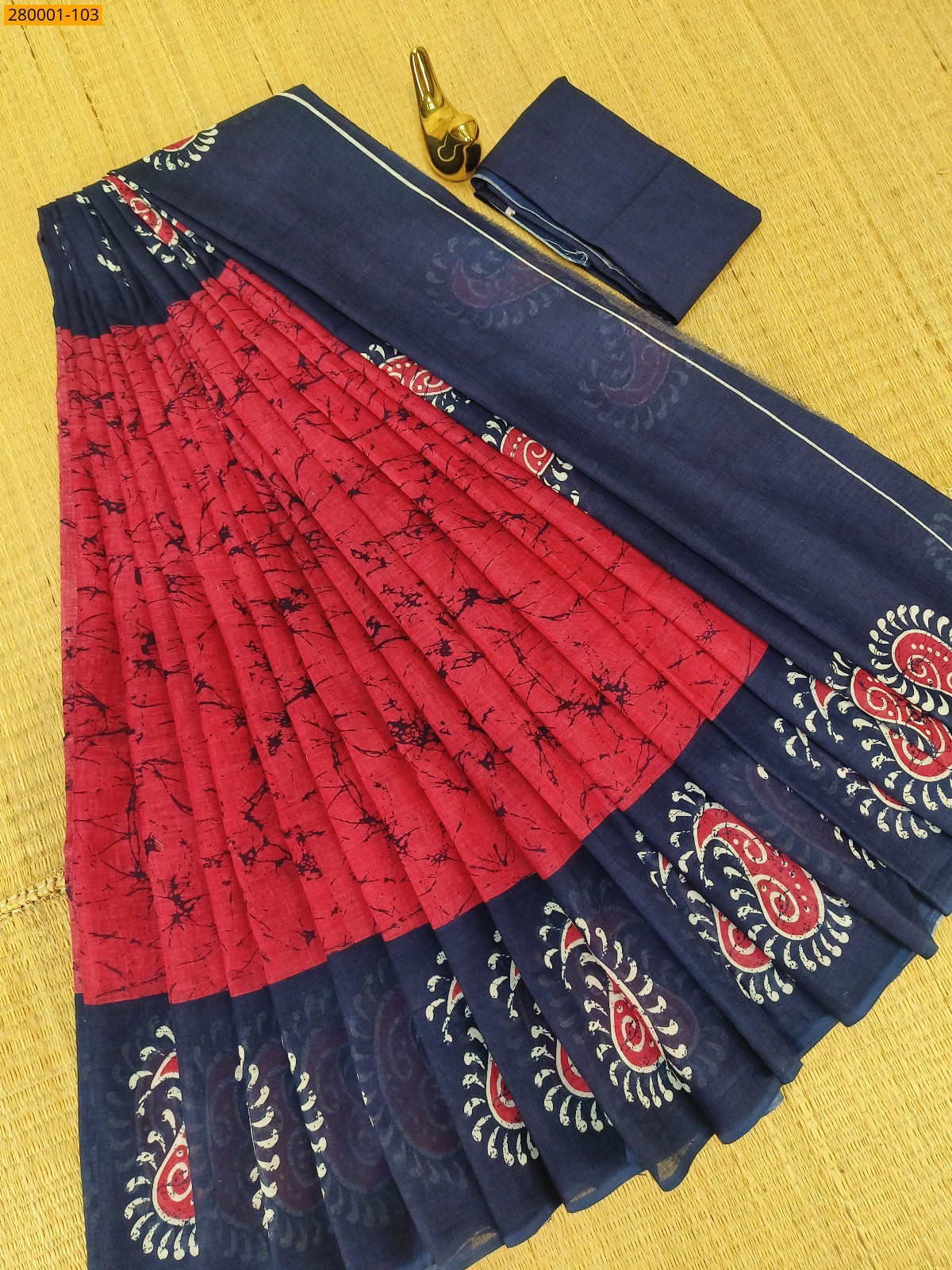 Dark Pink Pure Mulmul cotton Sarees