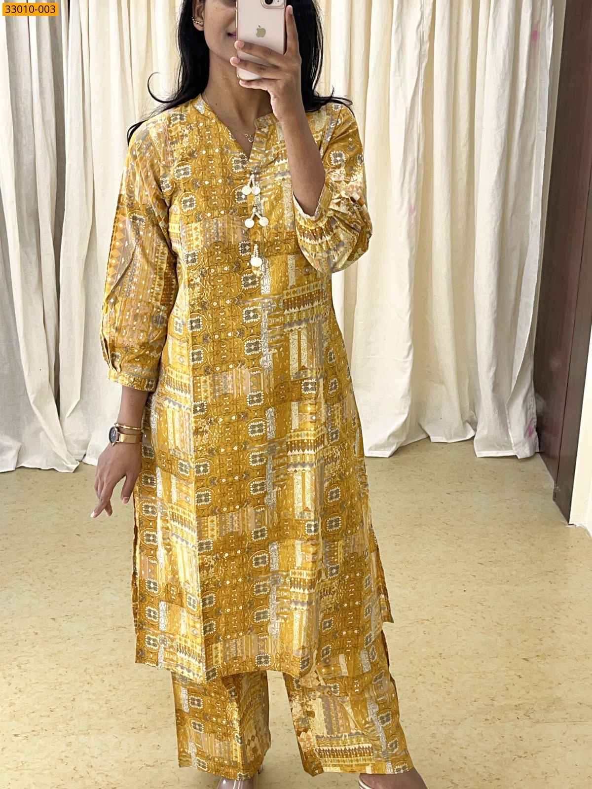 Yellow Pure Soft Cotton Coord Set