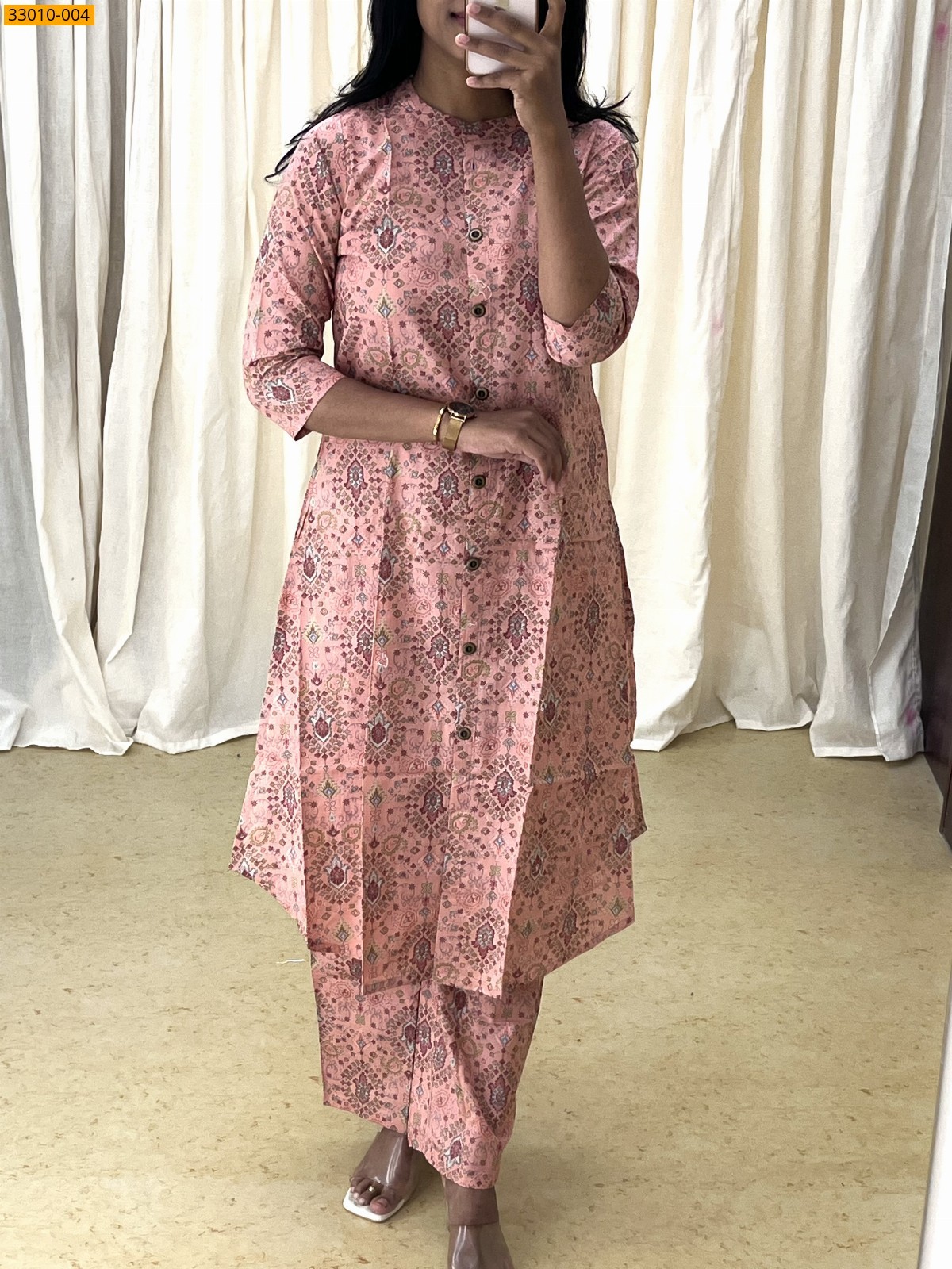 Pink Pure Soft Cotton Coord Set
