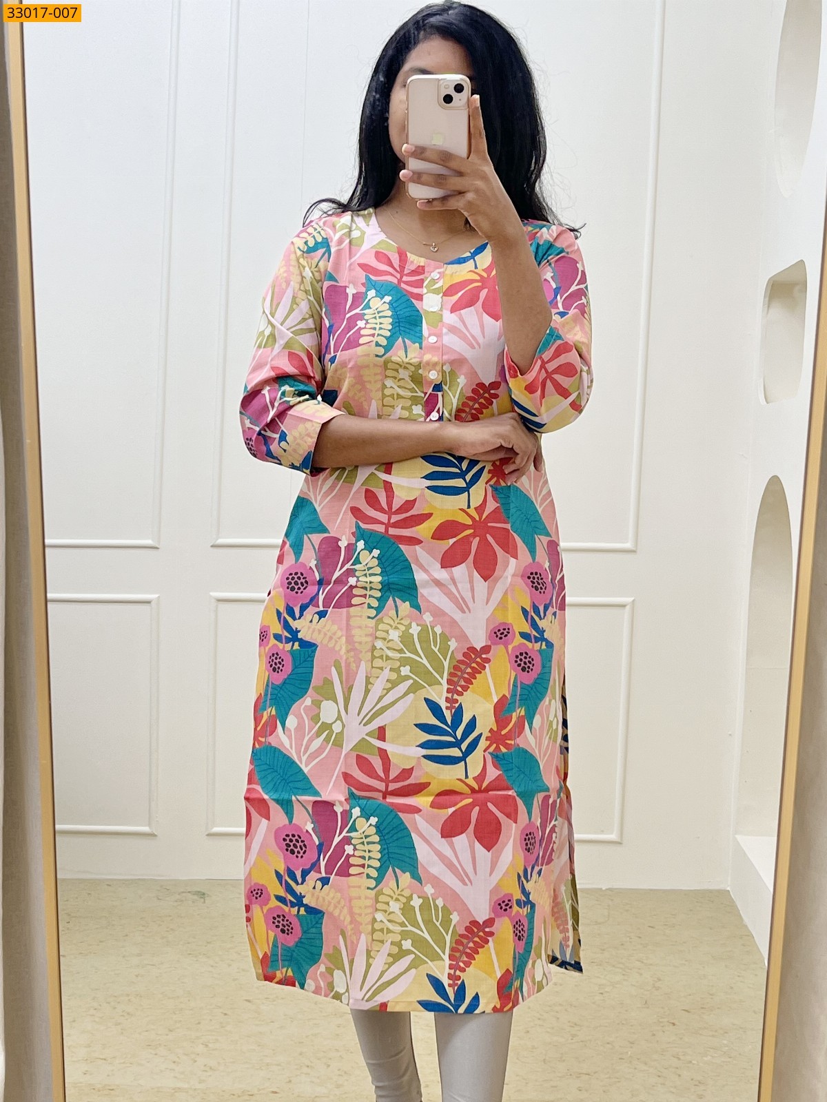 Multi Color Soft Rayon Cotton Kurti