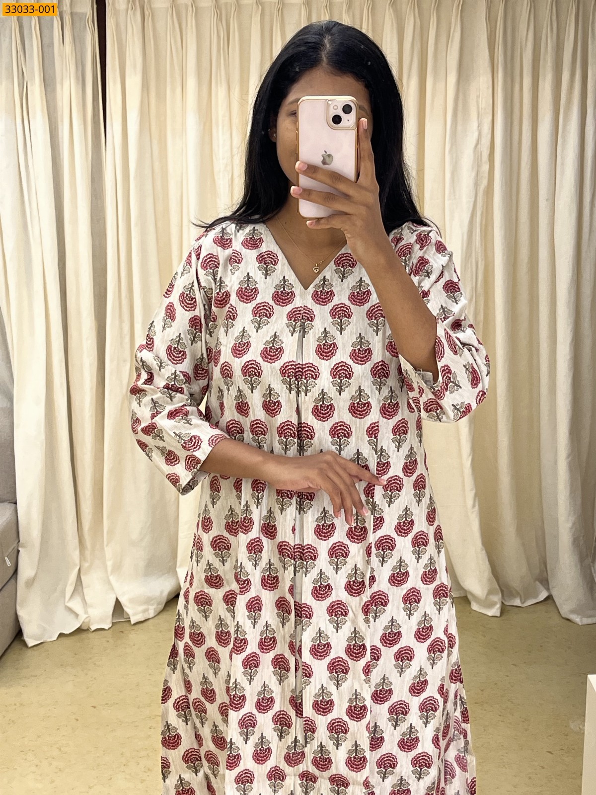 Half White Bamboo Silk Co-ord Readymade Set