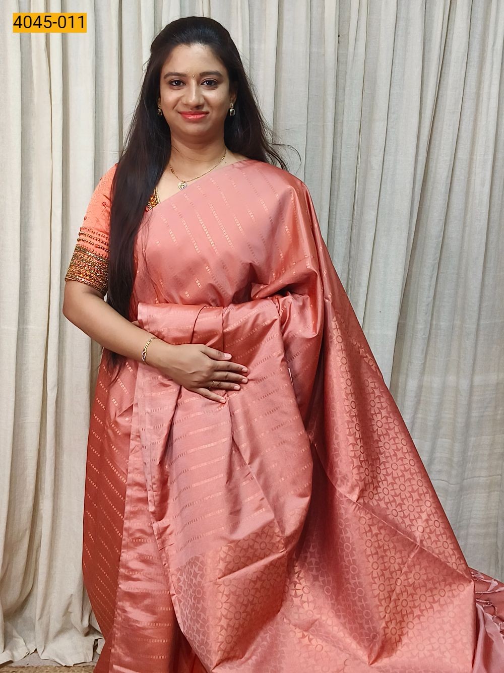 Brown Soft Silk Saree