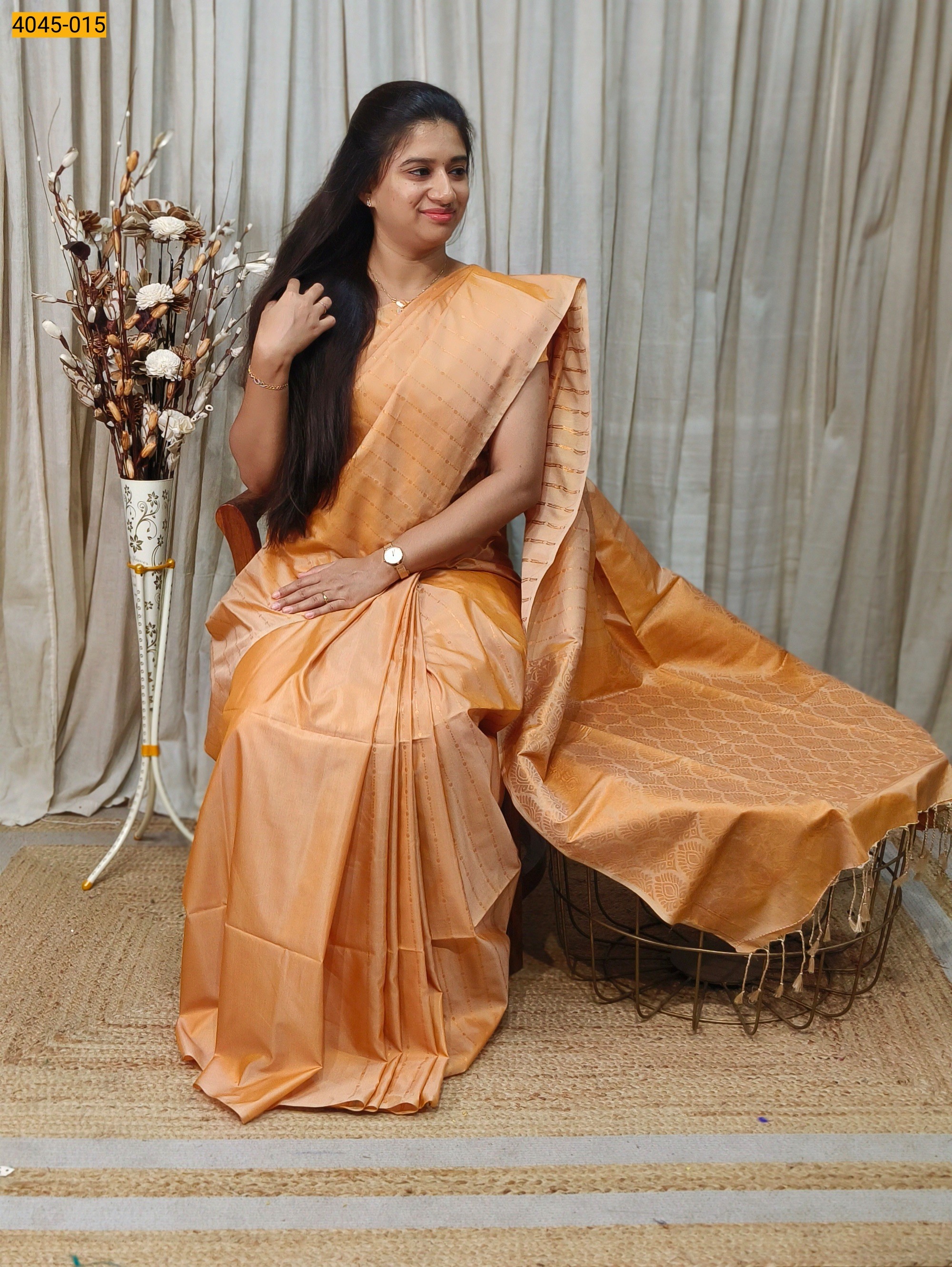 Sandal Soft Silk Saree