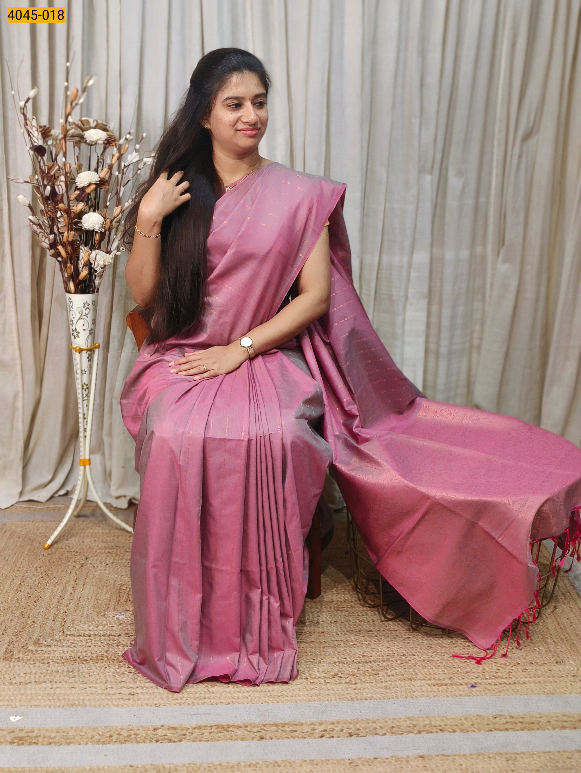 Violet Soft Silk Saree