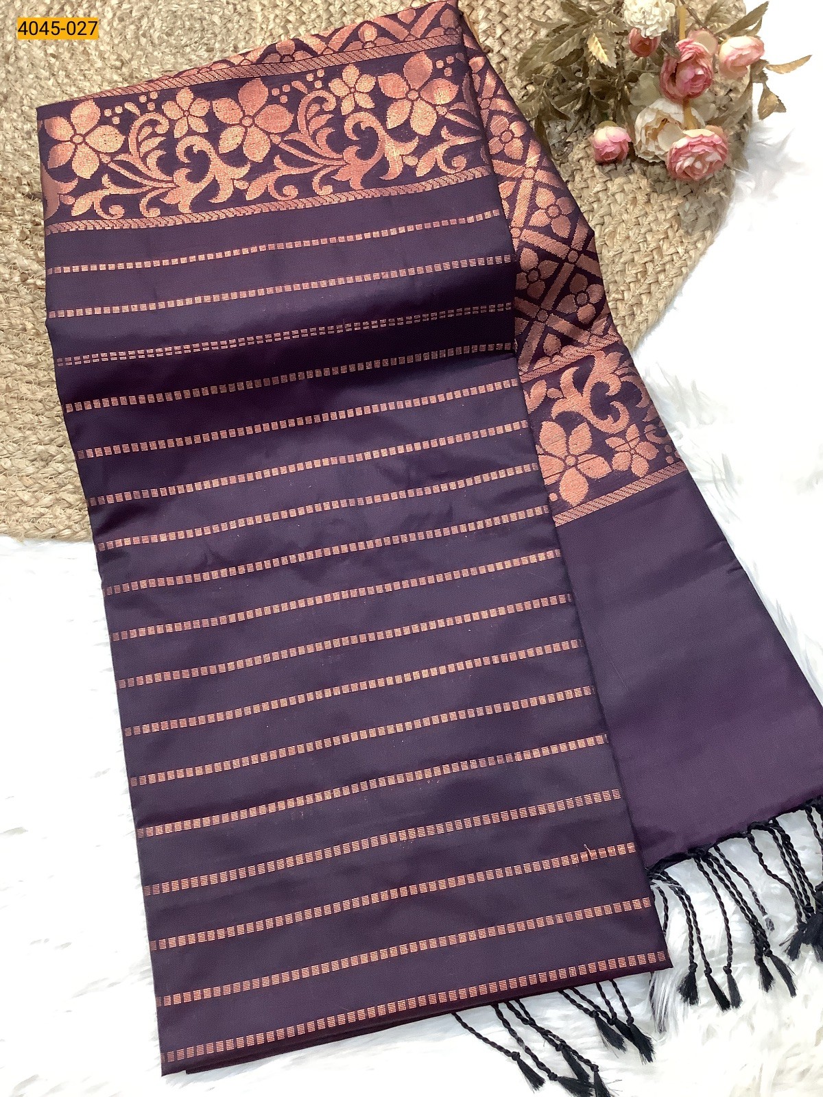 Violet Soft Silk Saree