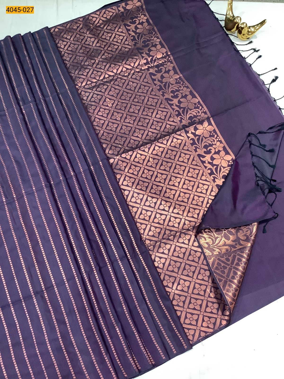 Violet Soft Silk Saree