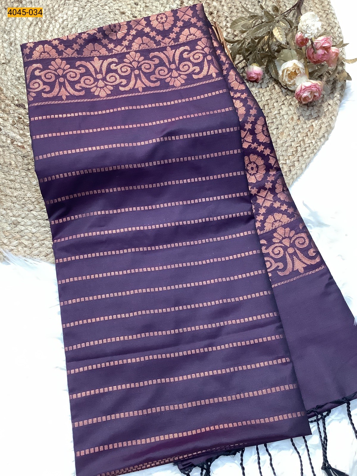 Violet Soft Silk Saree