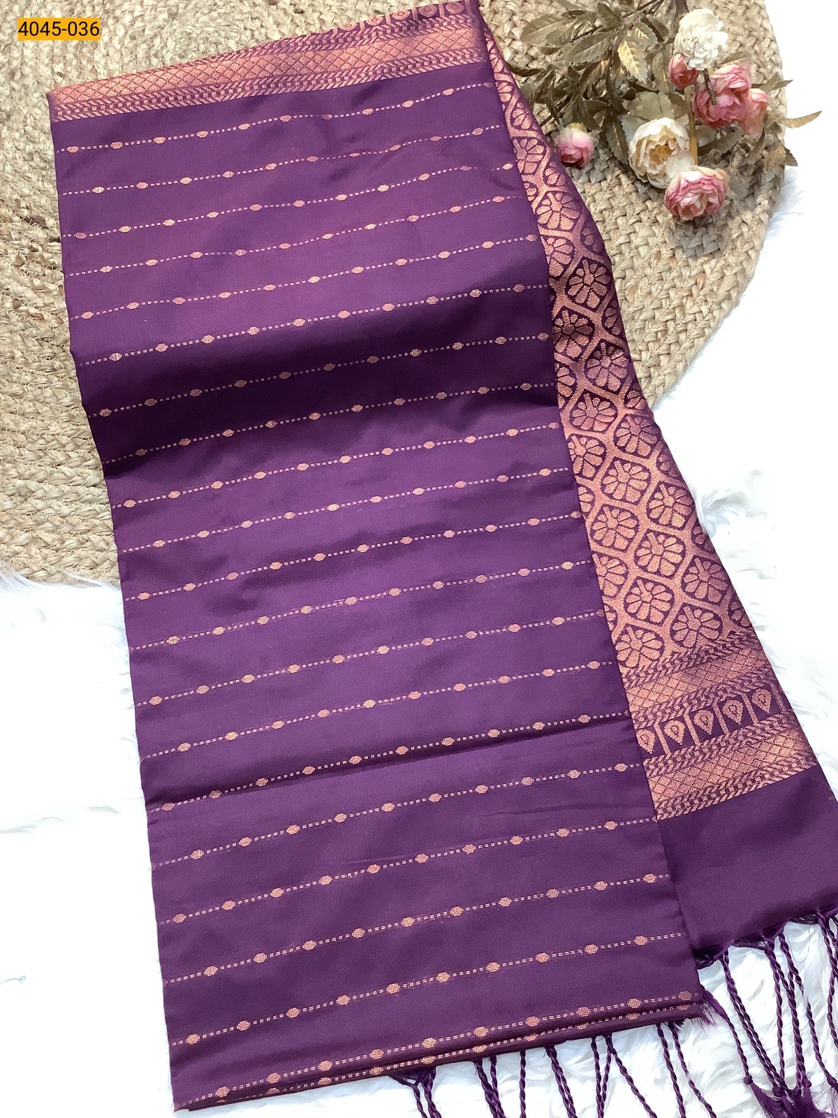 Violet Soft Silk Saree