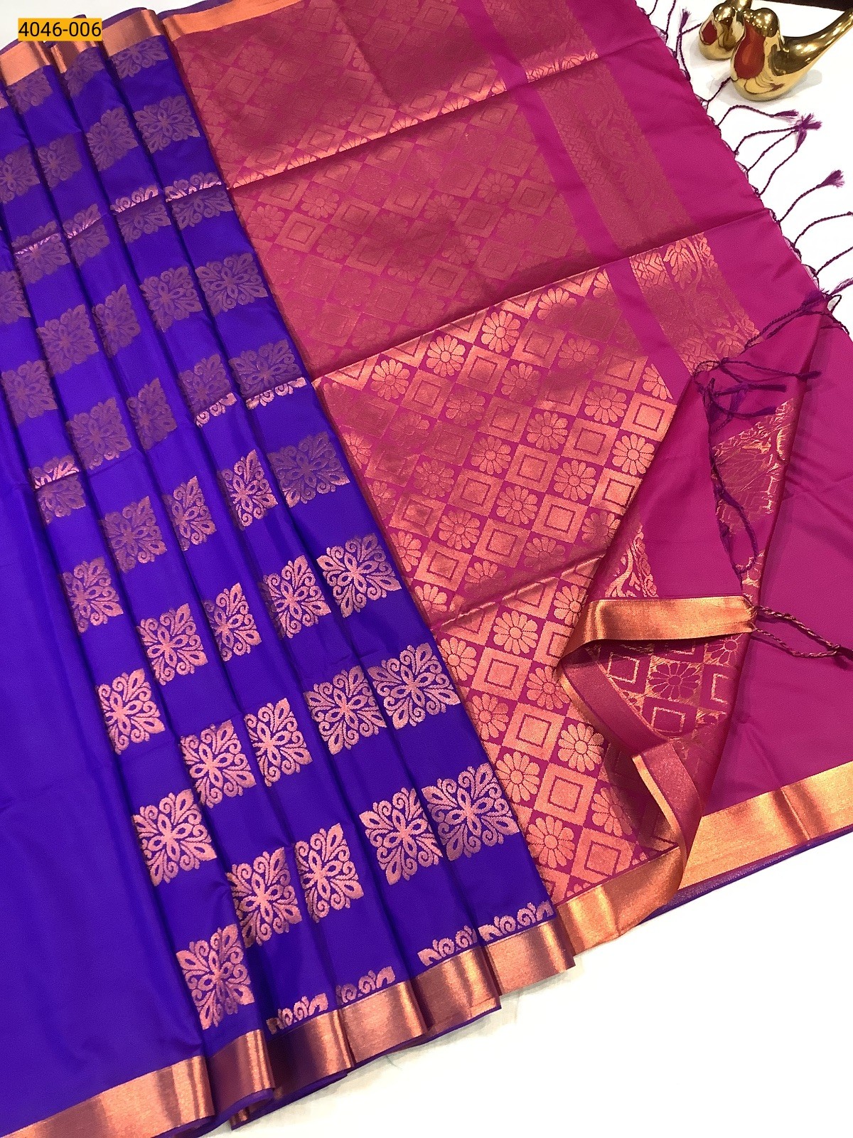 Blue Fancy Soft Silk Sarees