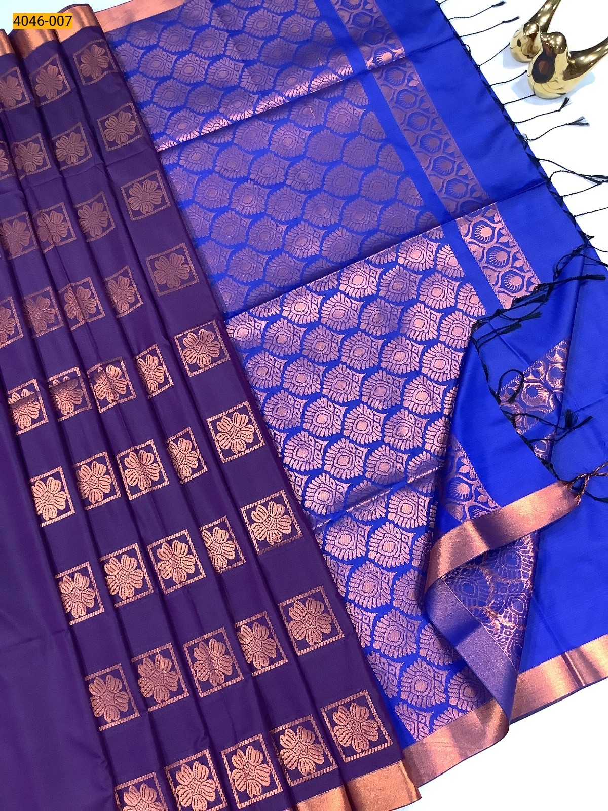 Lavender Fancy Soft Silk Sarees