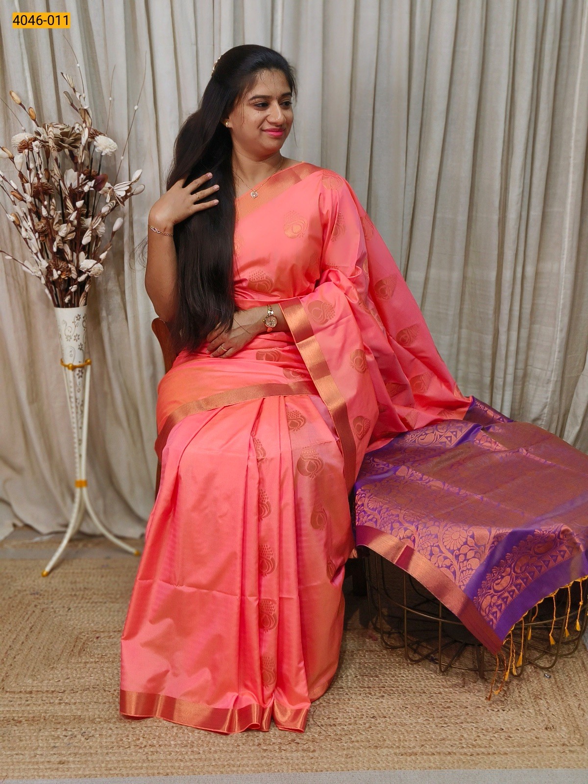 Pink Fancy Soft Silk Sarees