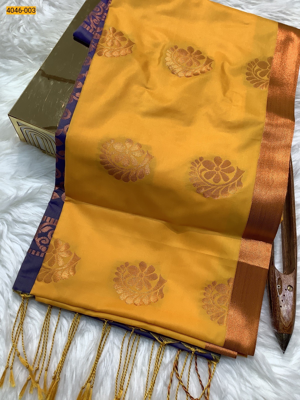 Yellow Fancy Soft Silk Sarees