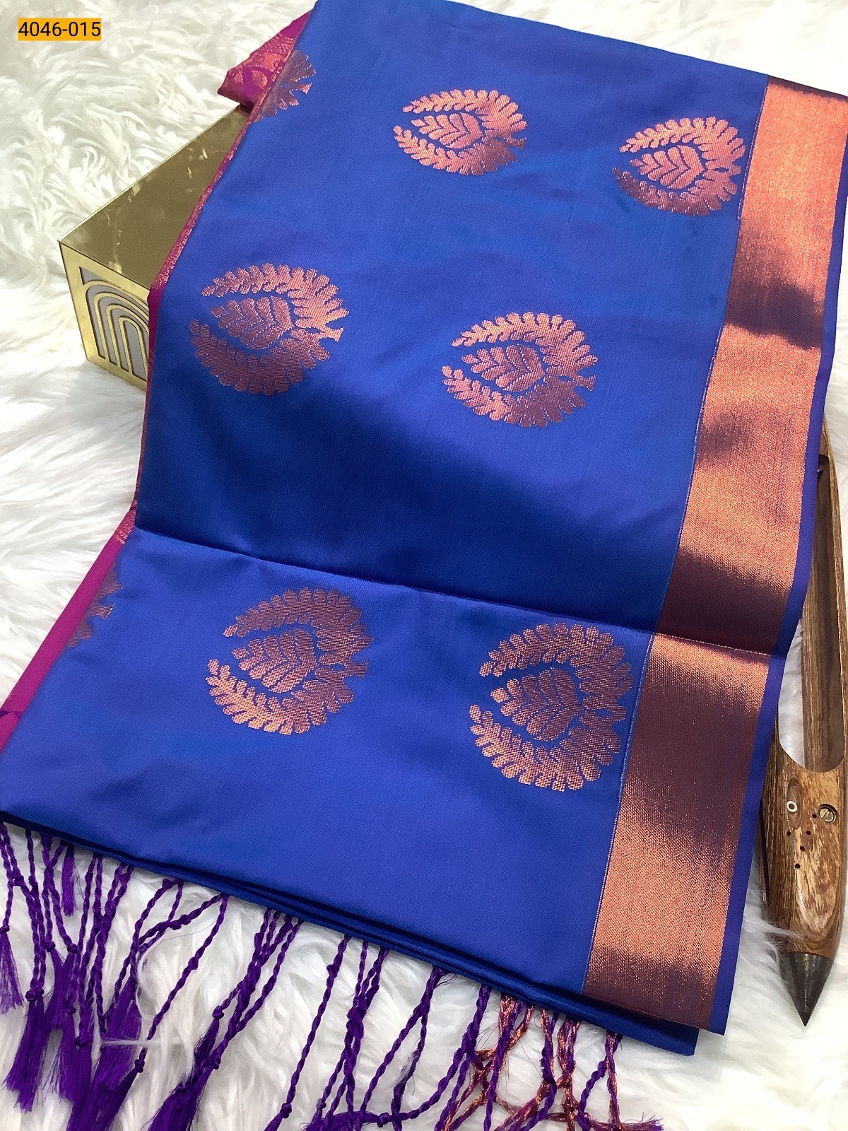 Blue Fancy Soft Silk Sarees