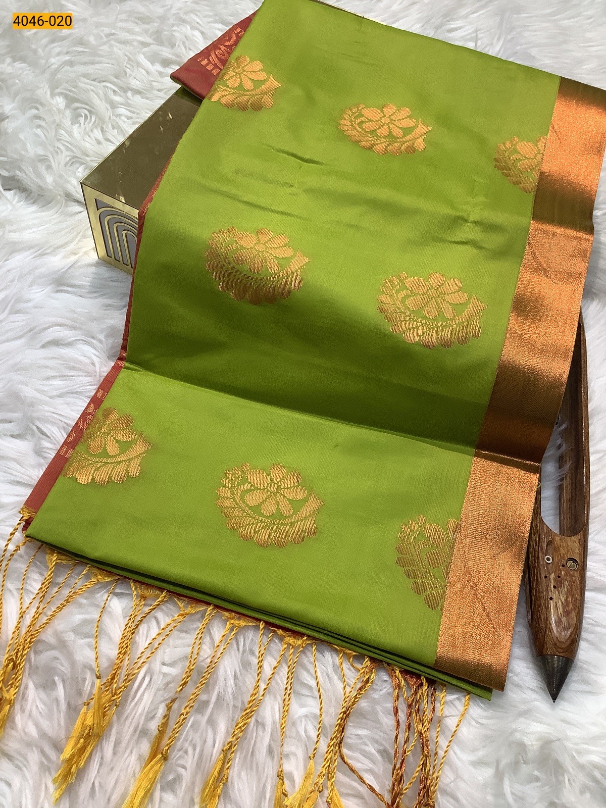 Green Fancy Soft Silk Sarees