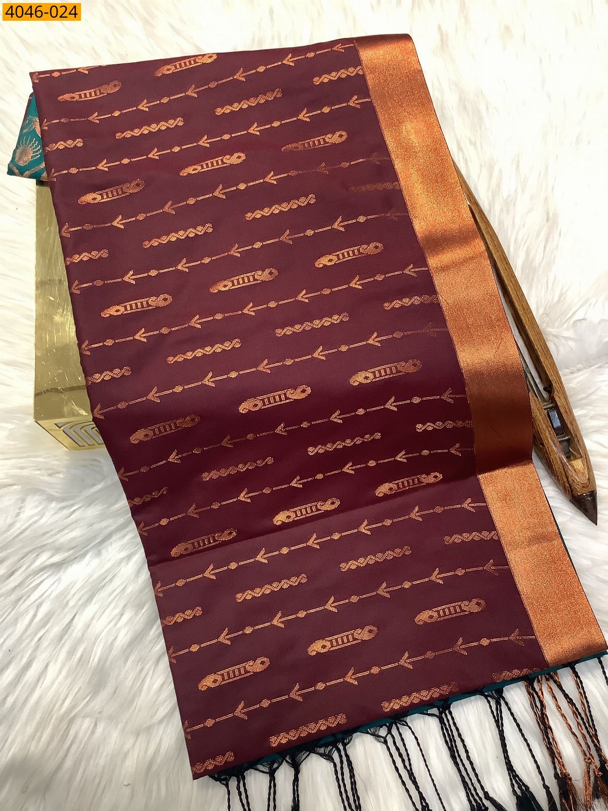 Maroon Kanjivuram fancy Soft Silk Sarees