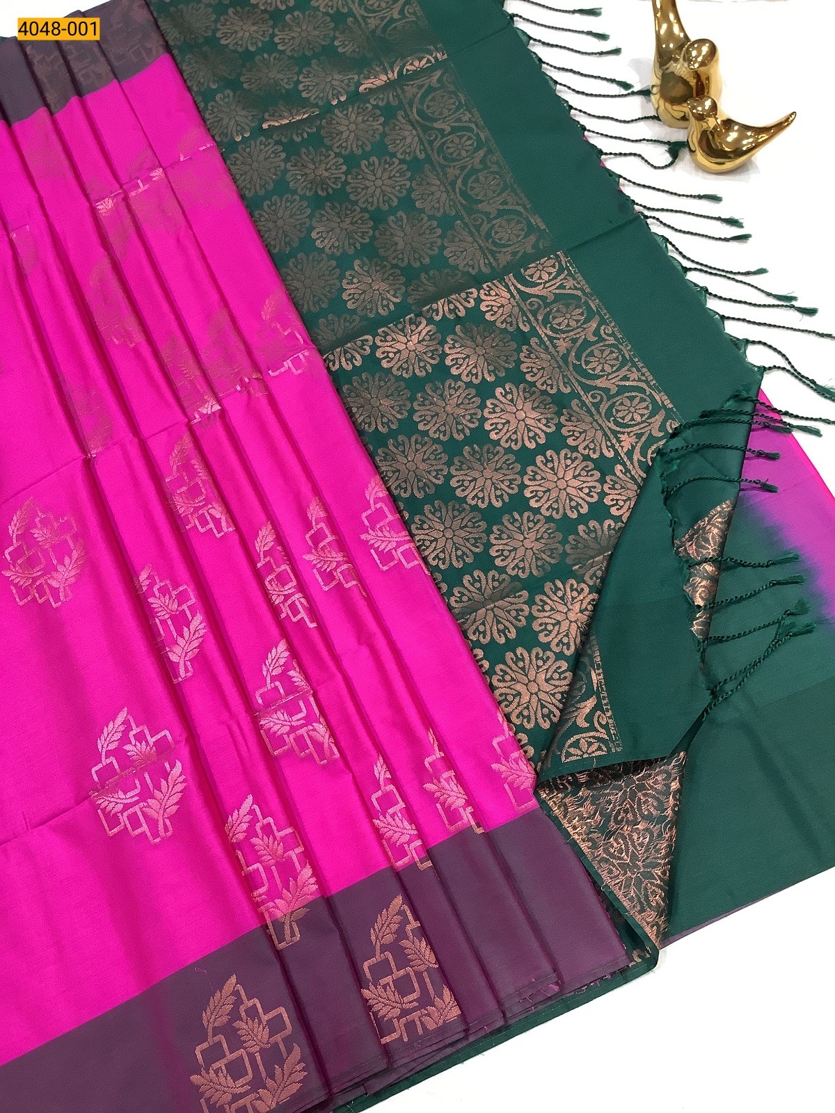 Pink Premium Soft Silk Saree