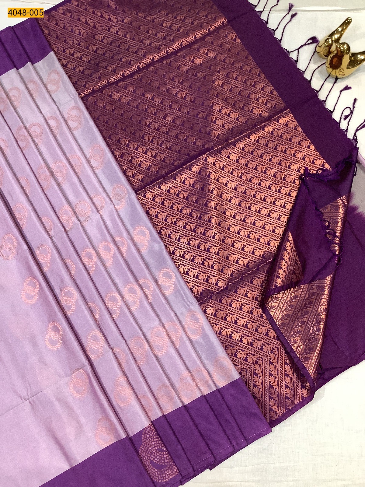 Lavender Premium Soft Silk Saree