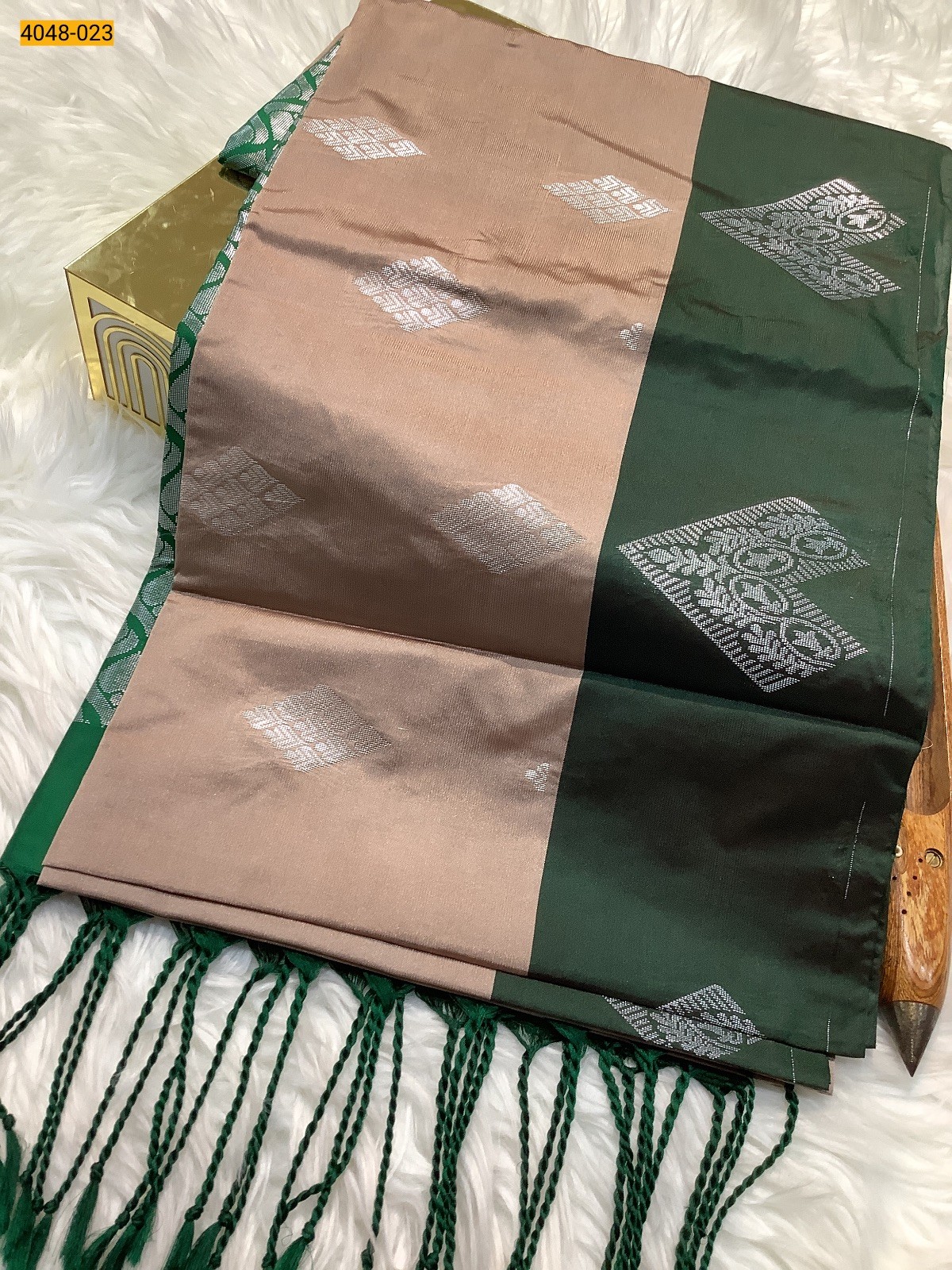 Brown Premium Soft Silk Saree
