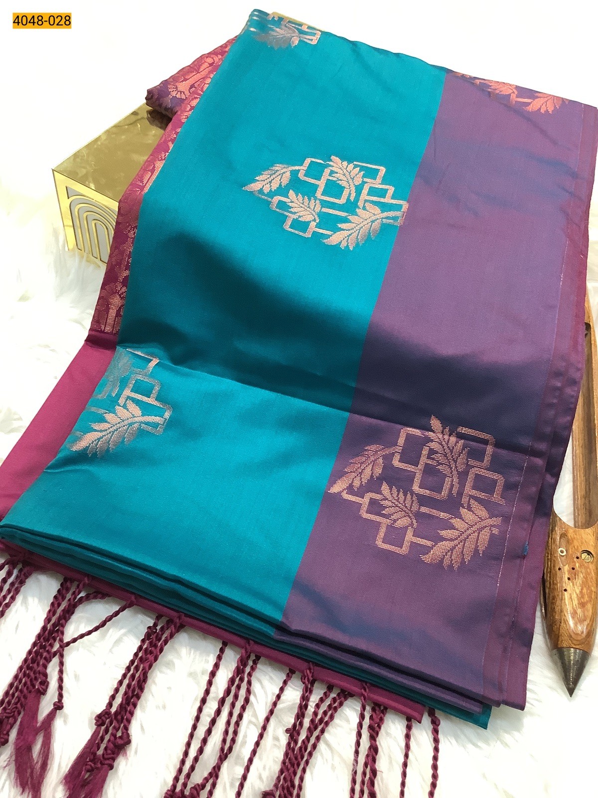 Blue Premium Soft Silk Saree