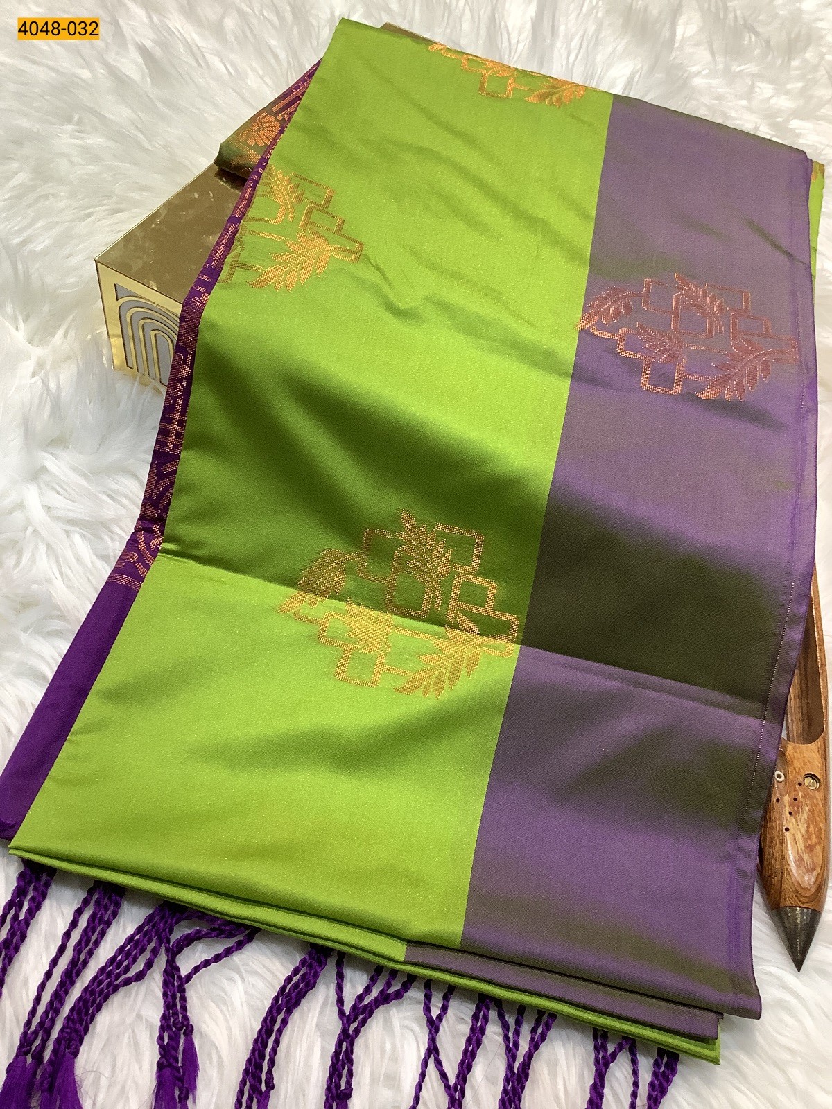 Green Premium Soft Silk Saree