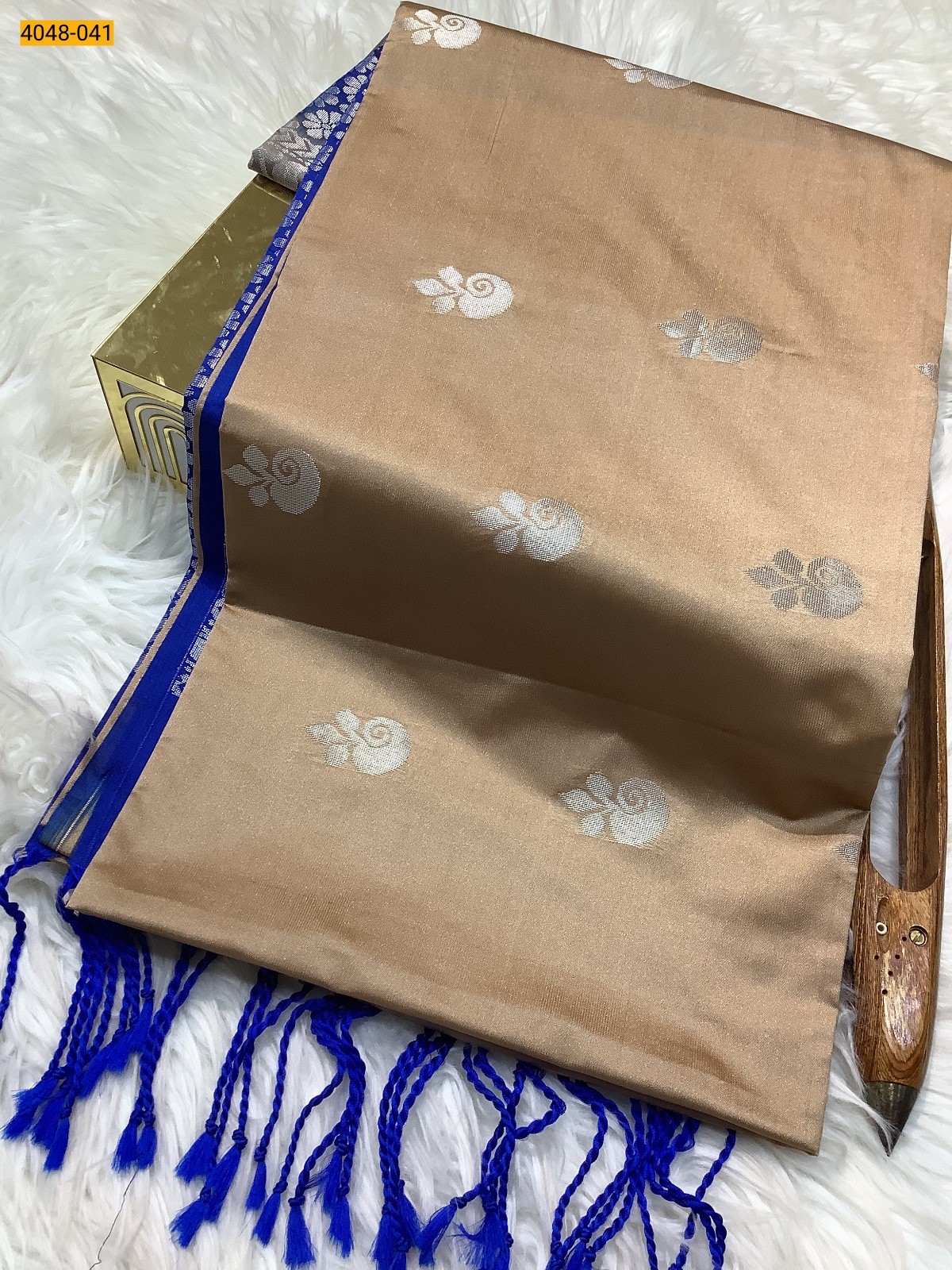 Brown Premium Soft Silk Saree