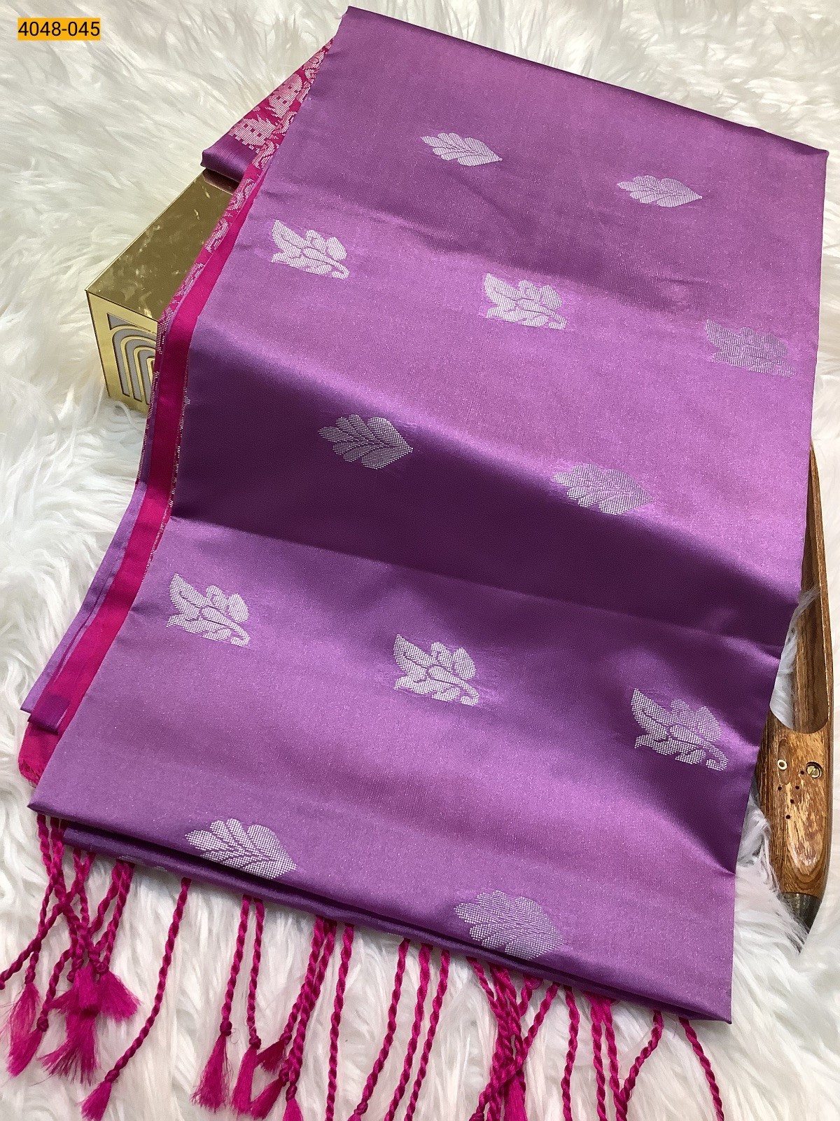 Violet Premium Soft Silk Saree