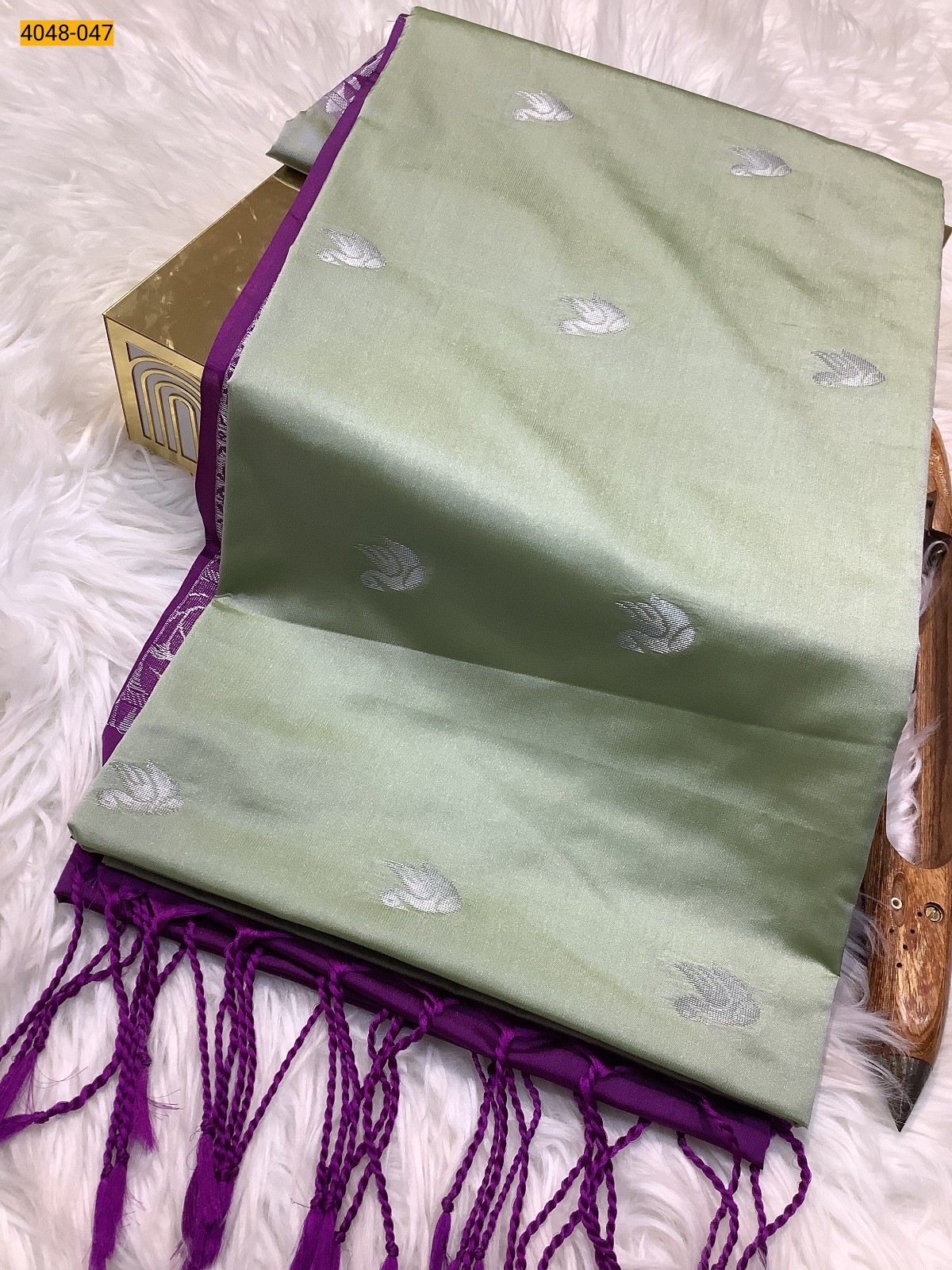Green Premium Soft Silk Saree