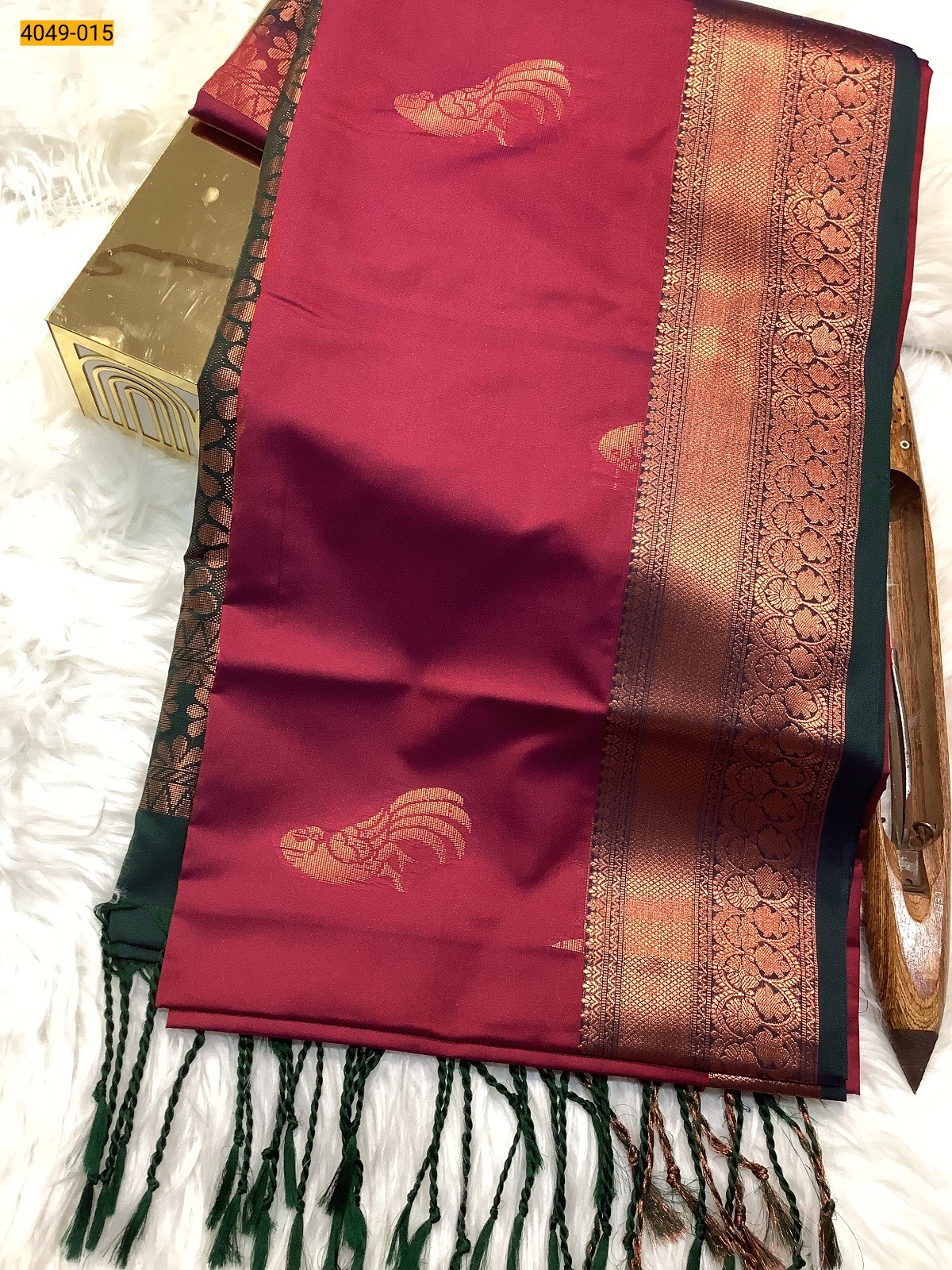 Red Premium Soft Silk Saree