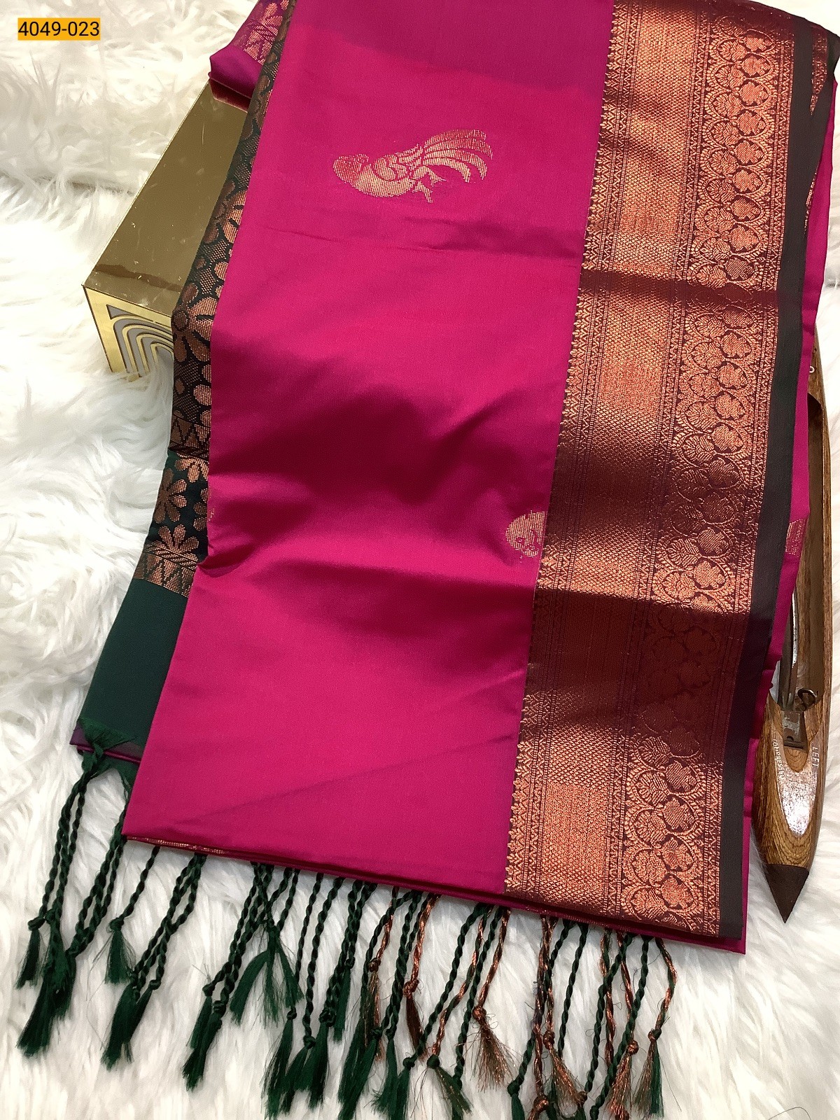 Pink Premium Soft Silk Saree