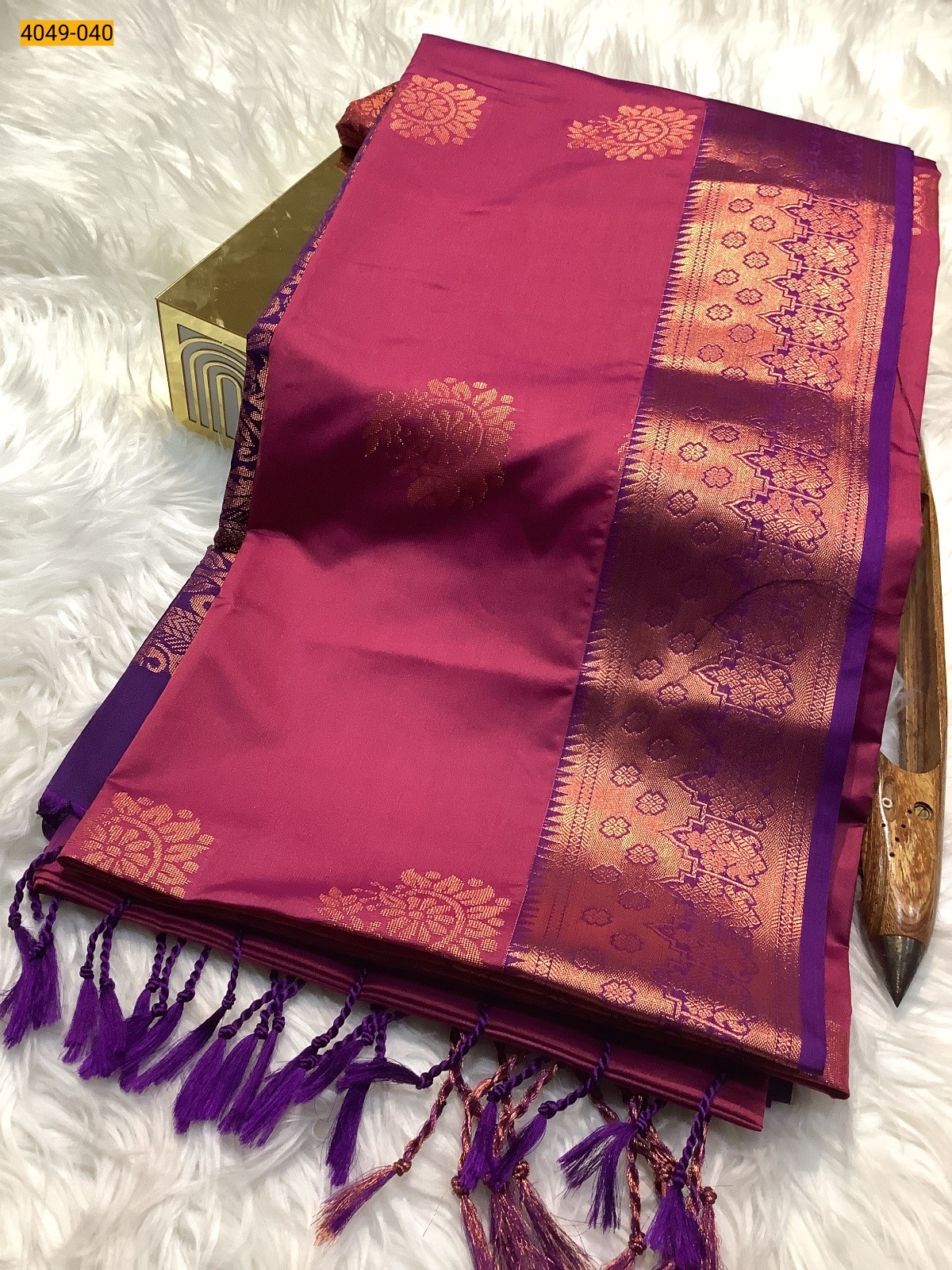 Rose Premium Soft Silk Saree