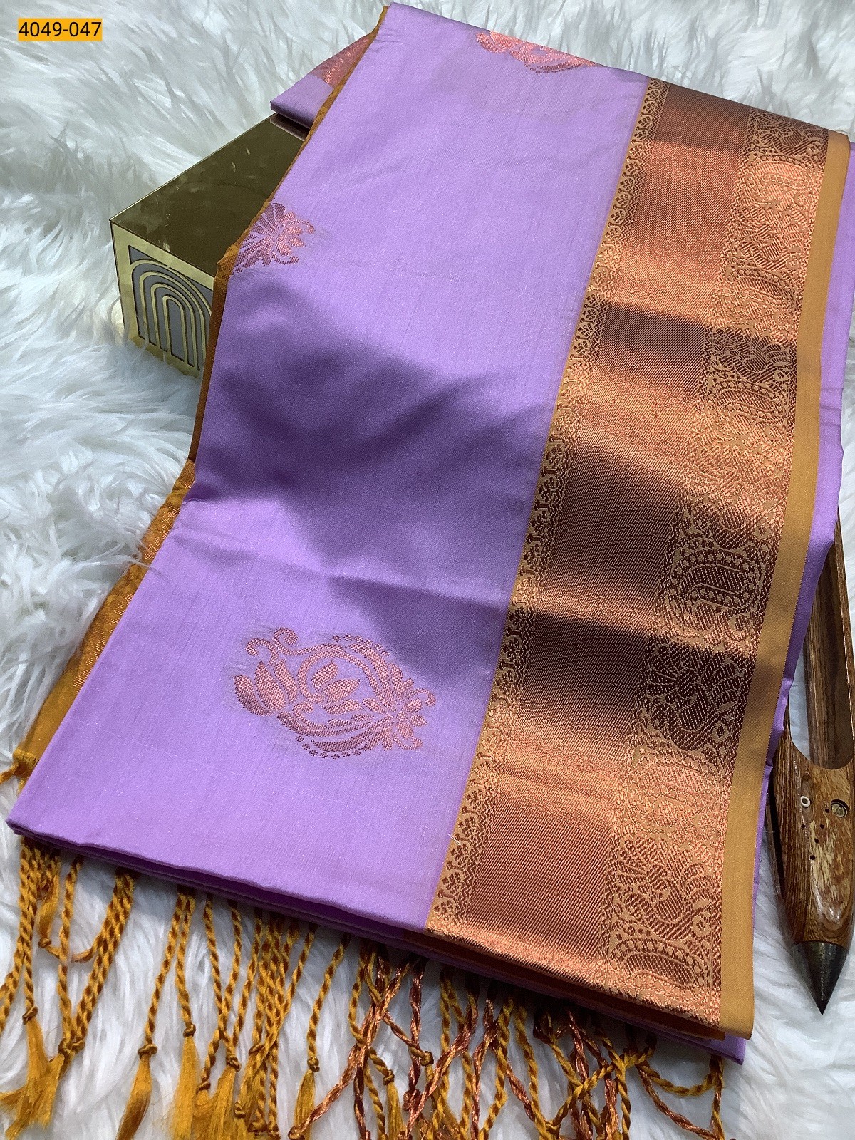 Violet Premium Soft Silk Saree