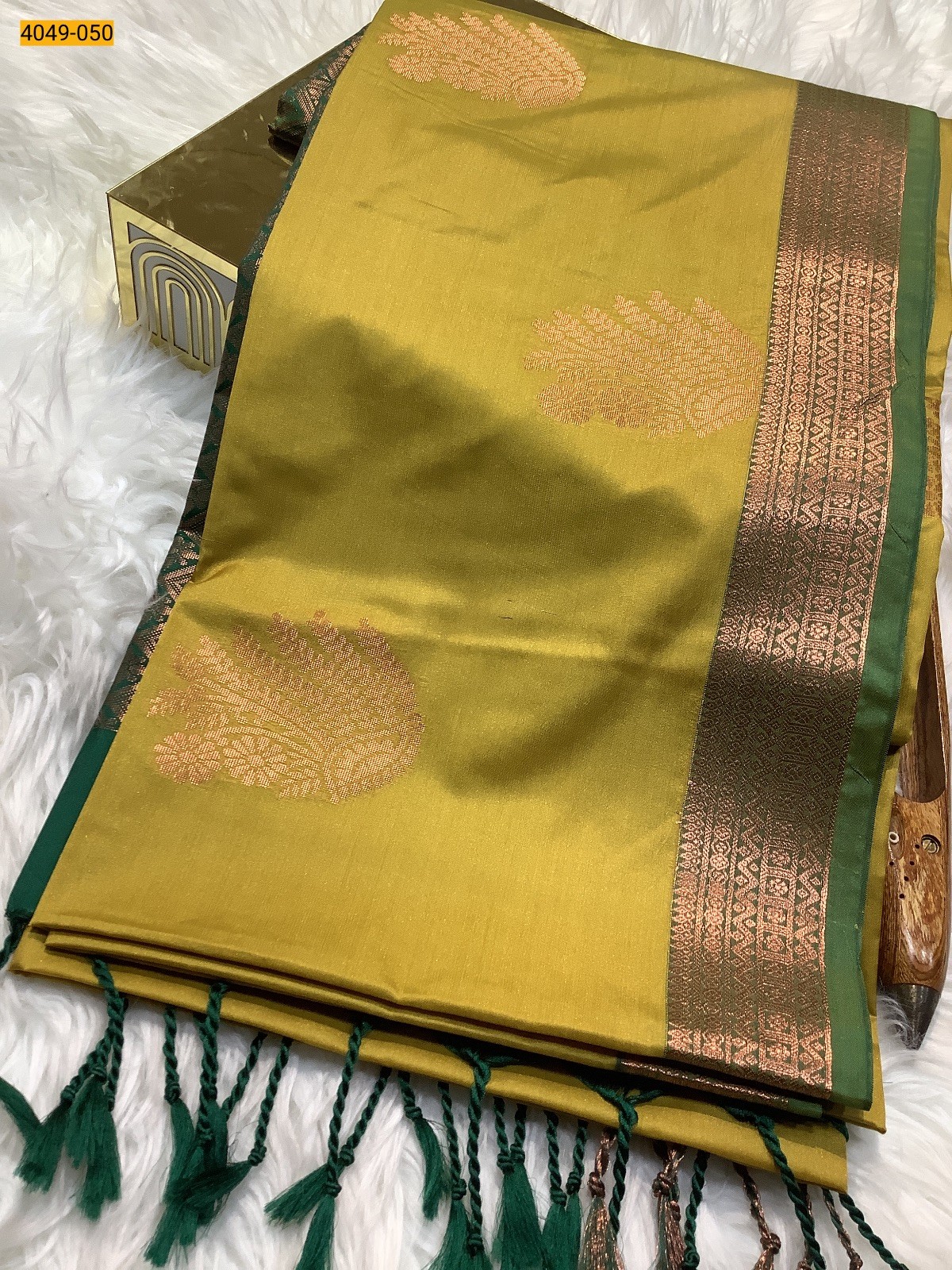 Green Premium Soft Silk Saree