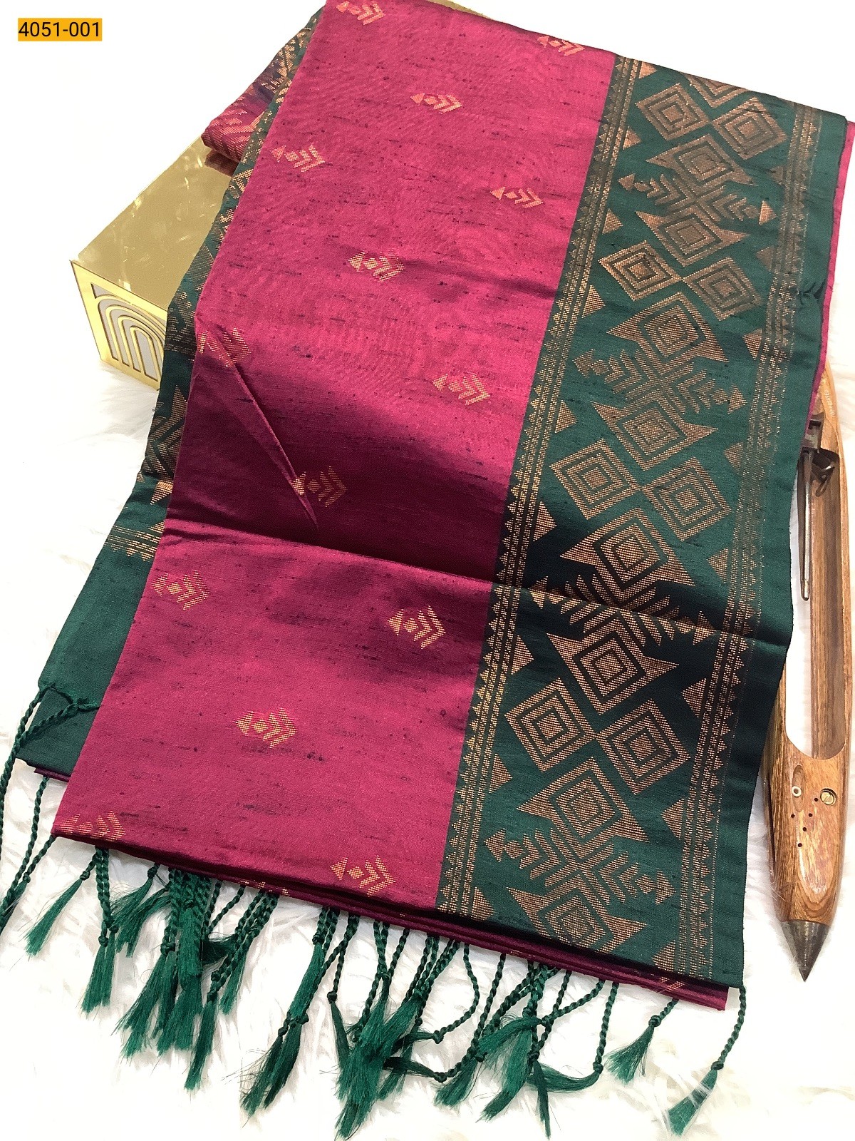 Wine Premium Slub Soft Silk Saree