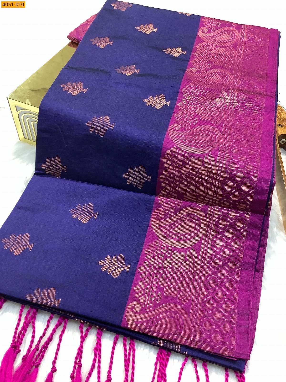 Kanjivarram soft slub silk saree