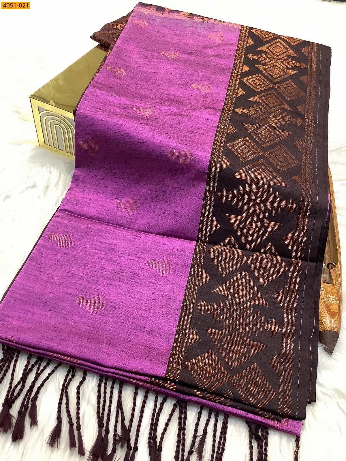 Kanjivarram soft slub silk saree
