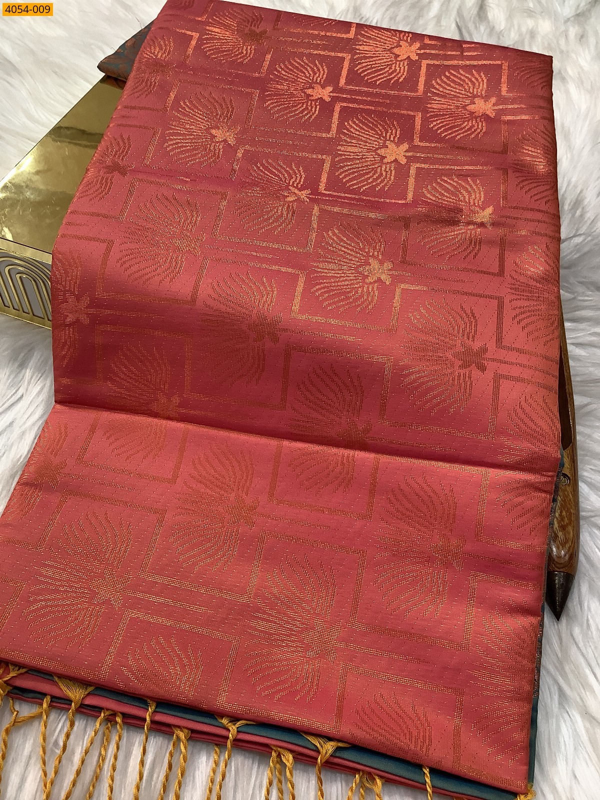 Pink Kanjivaram fancy Silk Saree