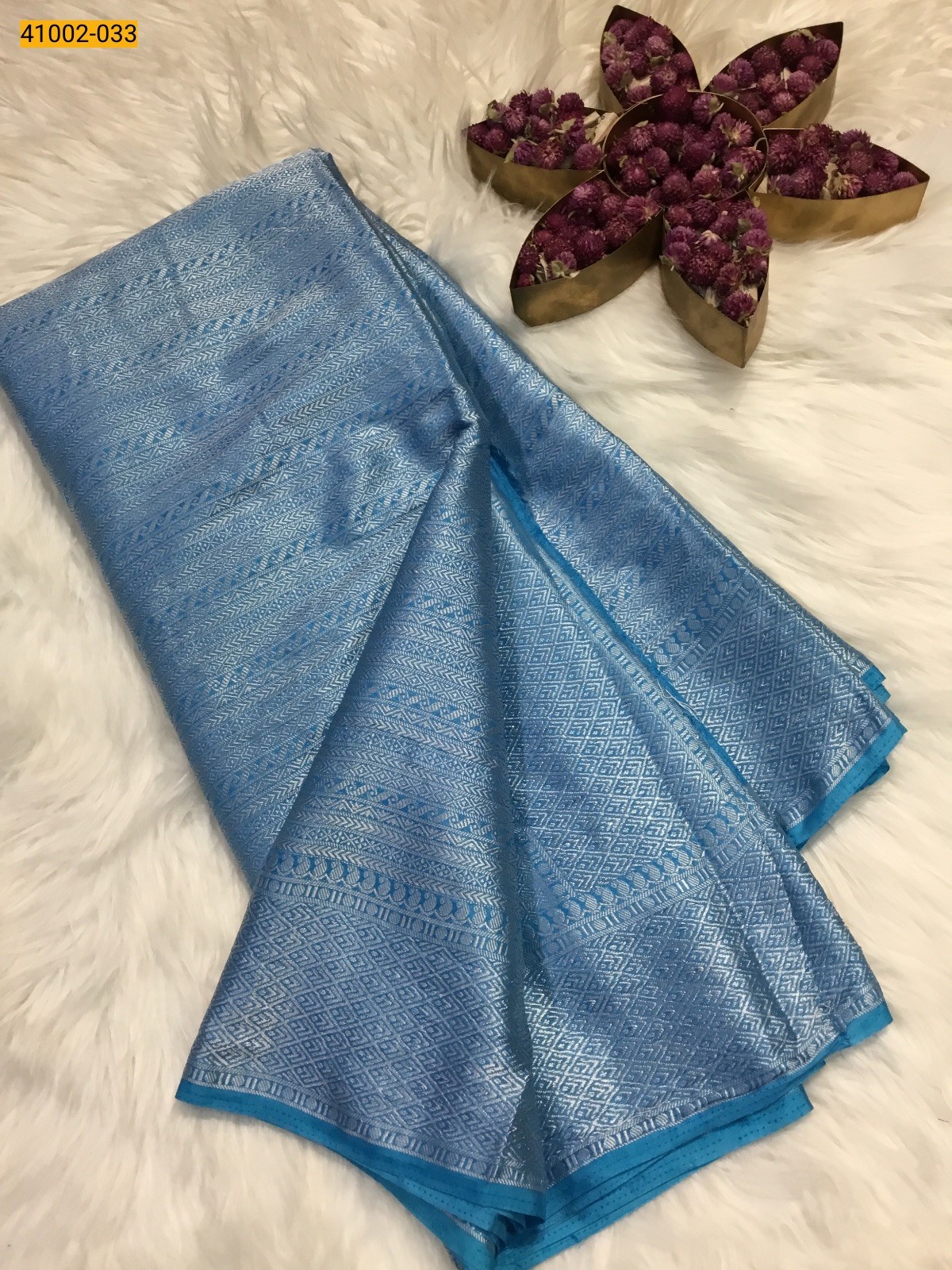 Red Fancy Mysore Warm silk saree