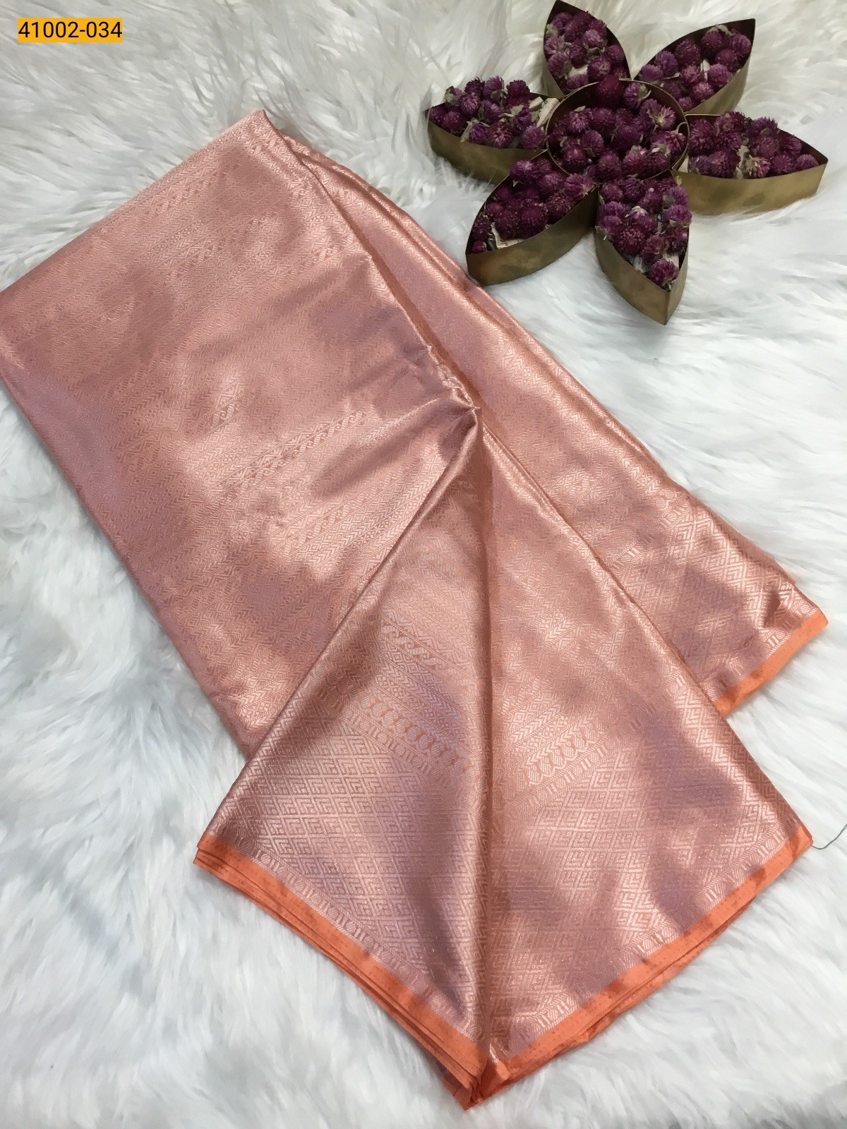 Blue Fancy Mysore Warm silk saree