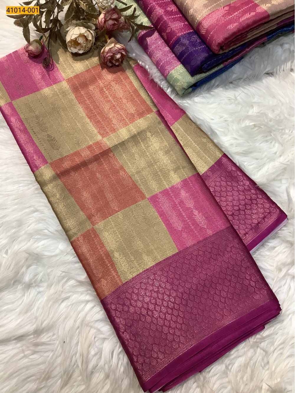 Multi Color Fancy Mysore Warm silk saree