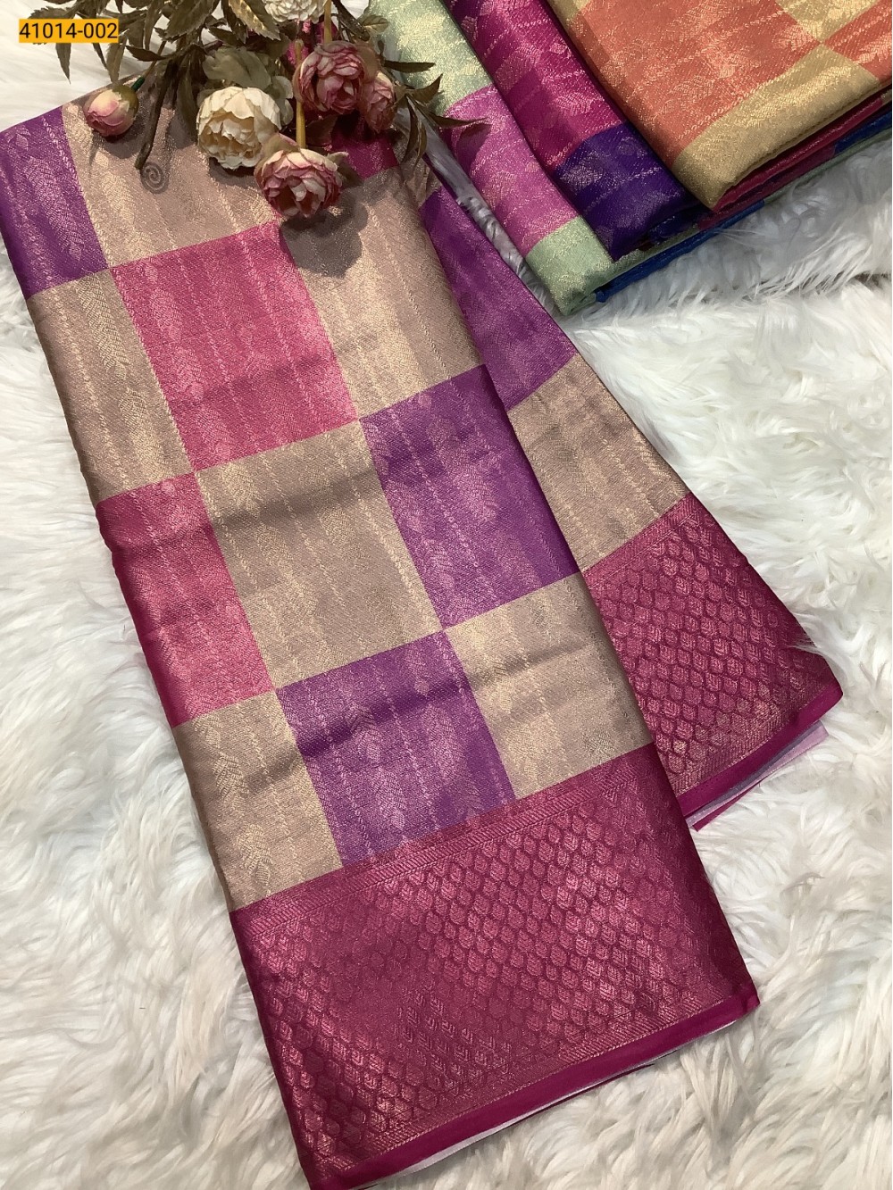 Multi Color Fancy Mysore Warm silk saree