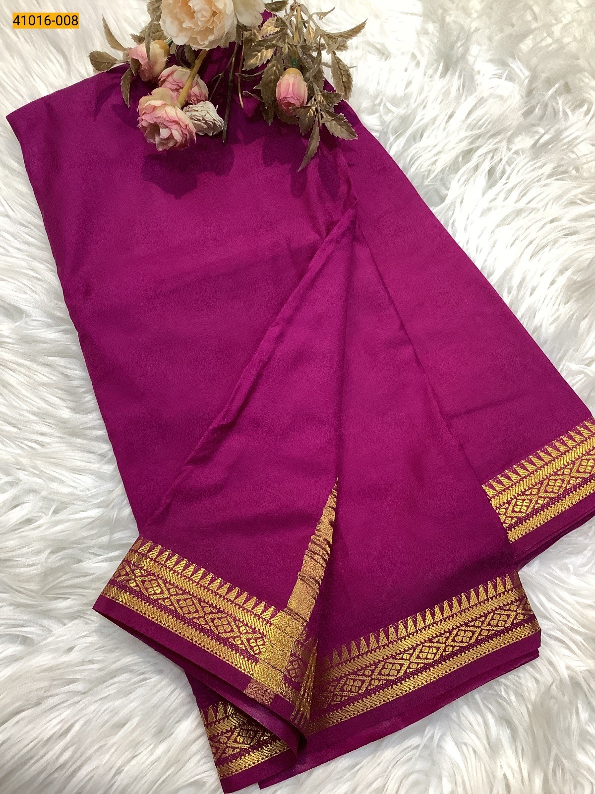 Wine Viscose Warm Soft Crepe Silk Saree