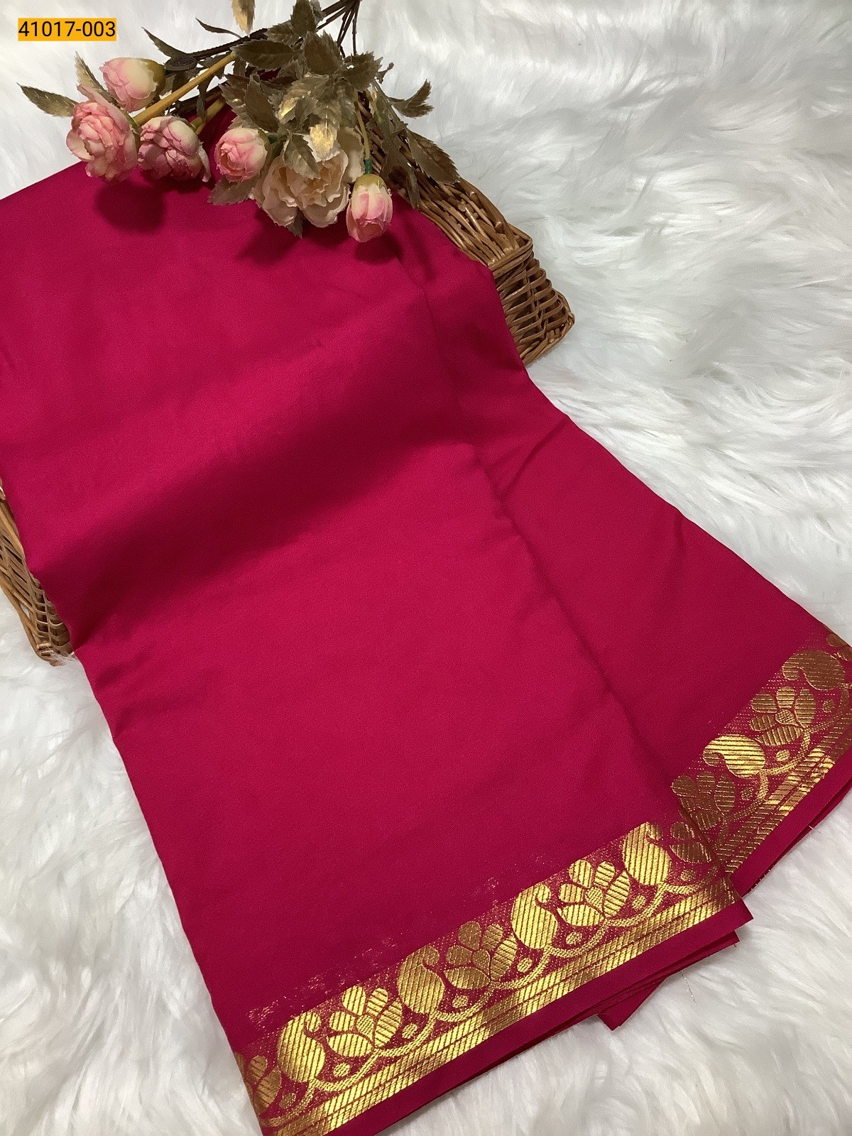 Viscose Warm Soft Crepe Silk Saree