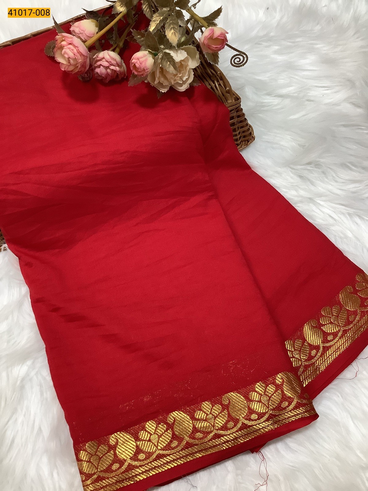 Viscose Warm Soft Crepe Silk Saree