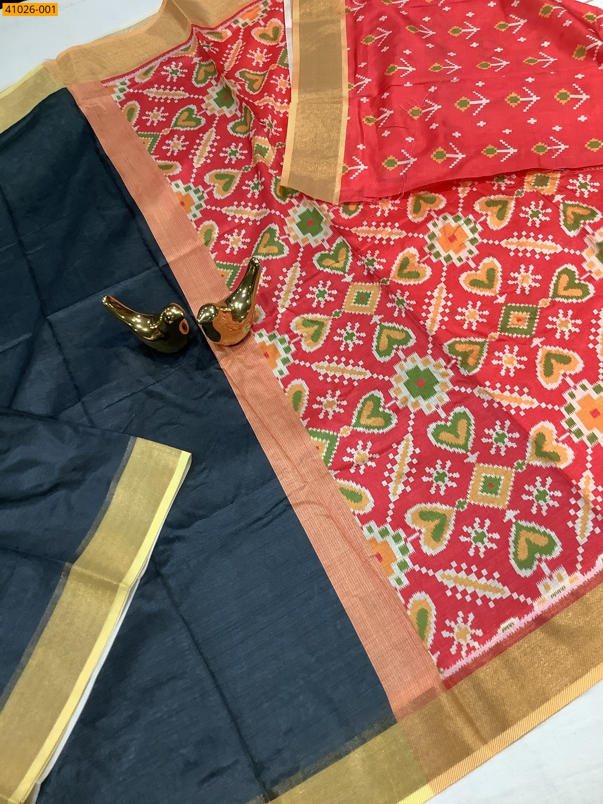 Black Dola soft silk sarees